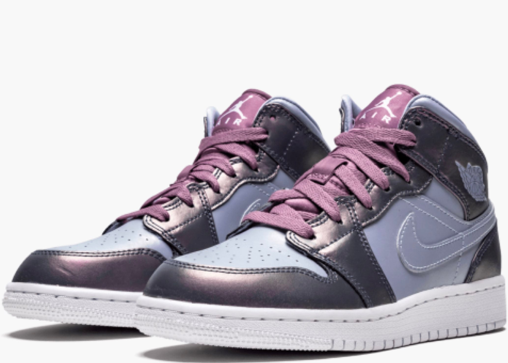 Nike Air Jordan 1 Mid Monsoon Blue (gs) AV5174-400 Hype Clothinga