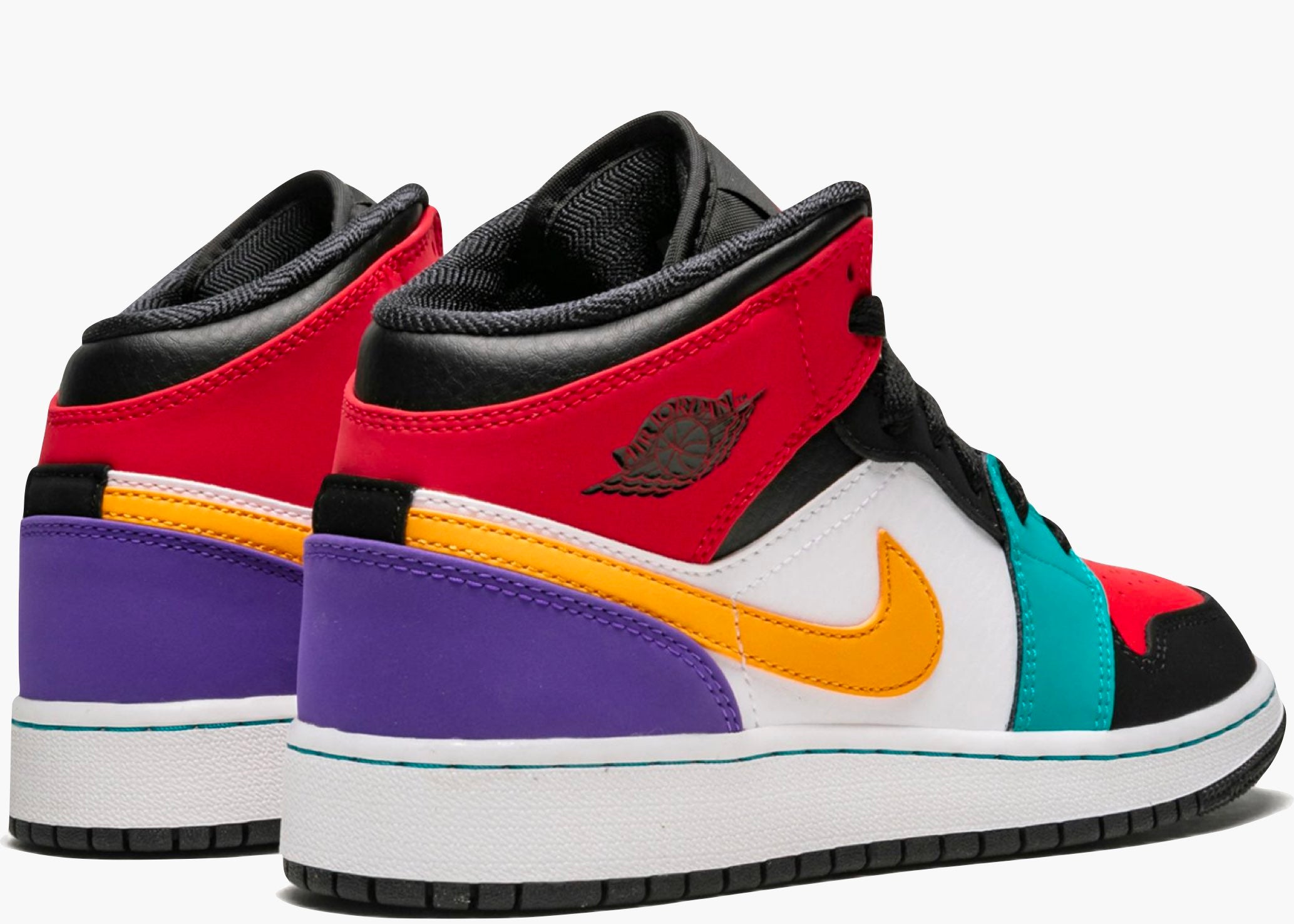 Nike Air Jordan 1 Mid Multi-color (gs) 554725-125 Hype Clothinga