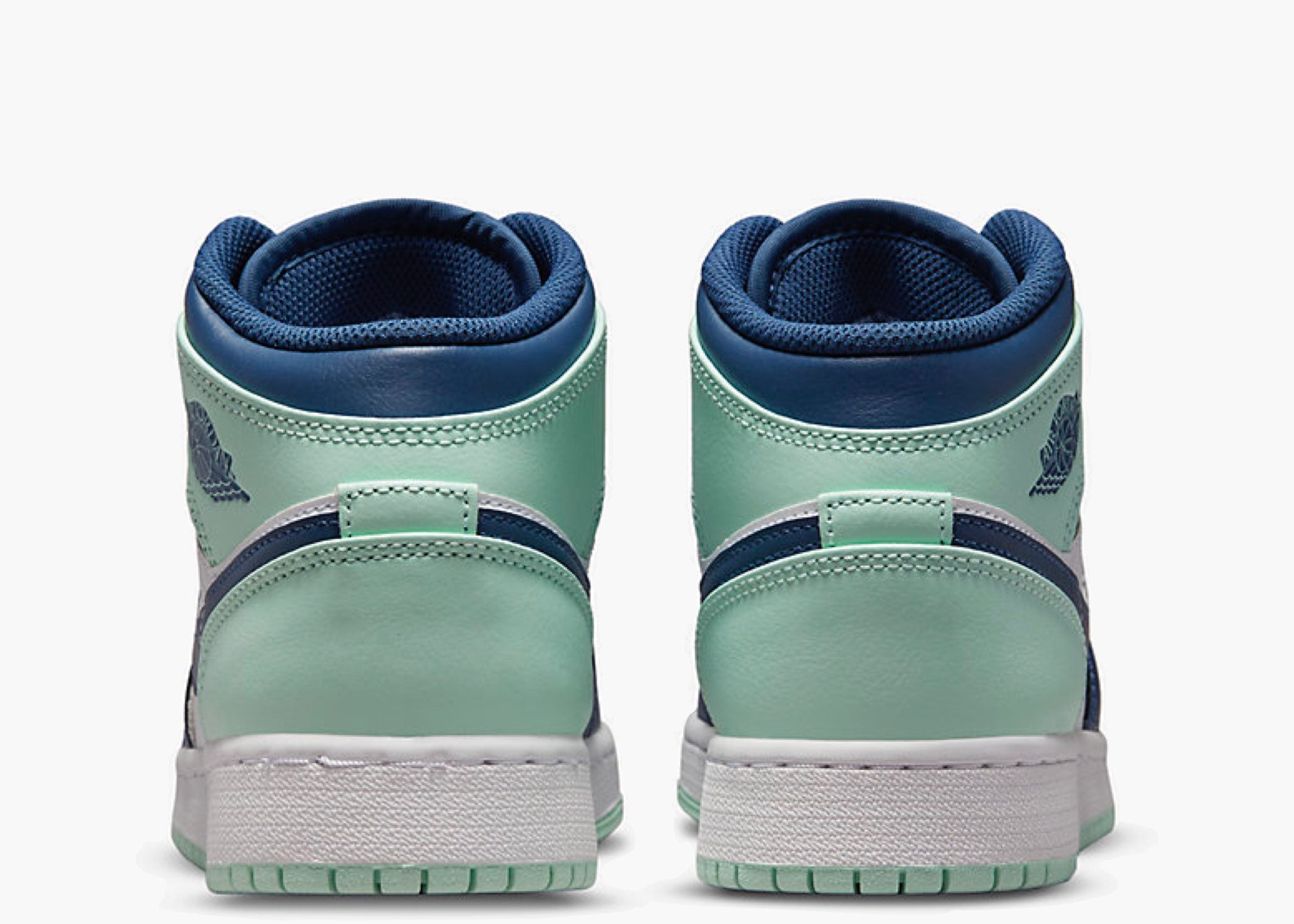Nike Air Jordan 1 Mid Mystic Navy Mint Foam (GS) | Hype Clothinga