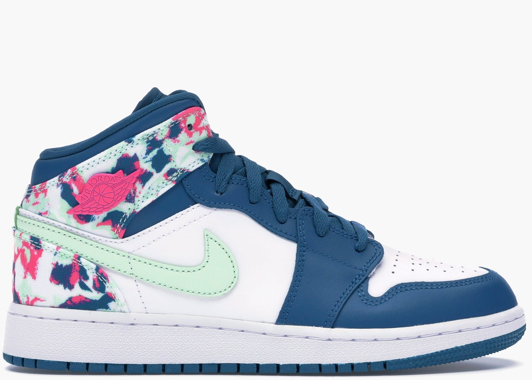 Nike Air Jordan 1 Mid Paint Stroke (GS) 555112-300 Hype Clothinga Limited Edition