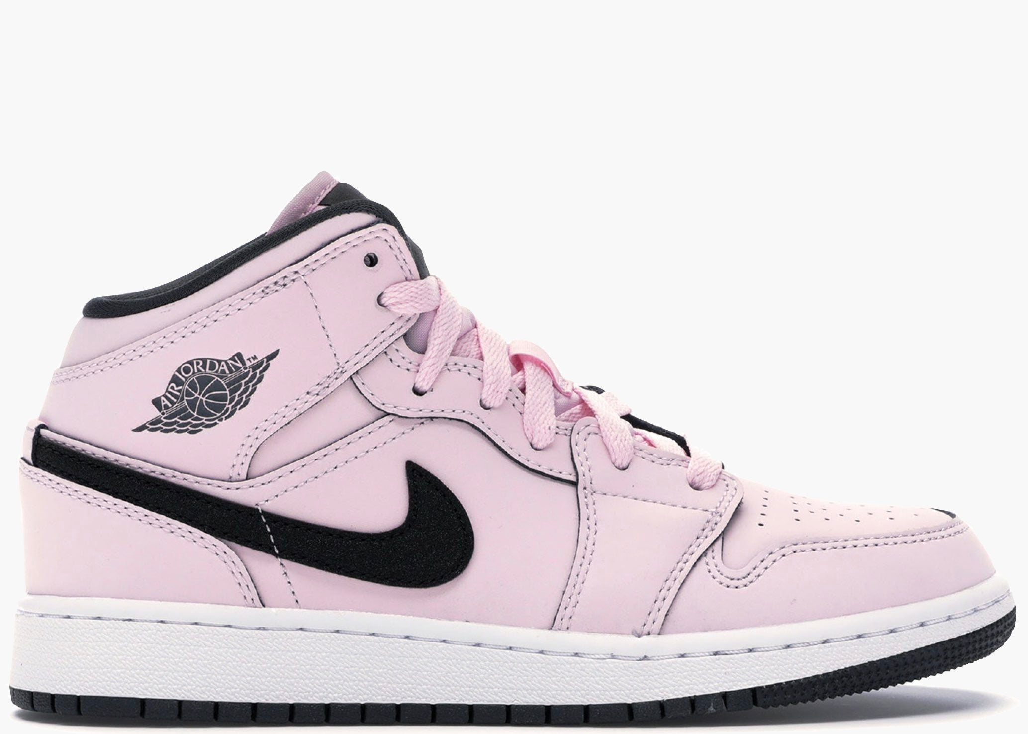 Nike Air Jordan 1 Mid Pink Foam (GS) 555112-601 Hype Clothinga Limited Edition
