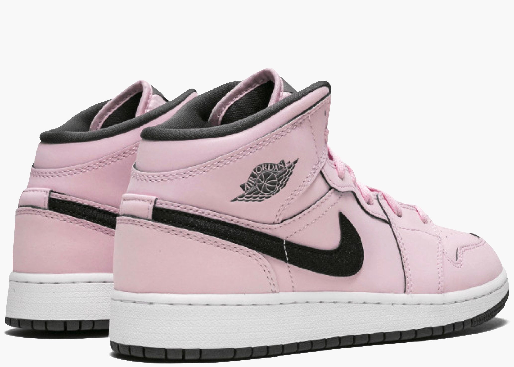 Nike Air Jordan 1 Mid Pink Foam (GS) 555112-601 Hype Clothinga Limited Edition