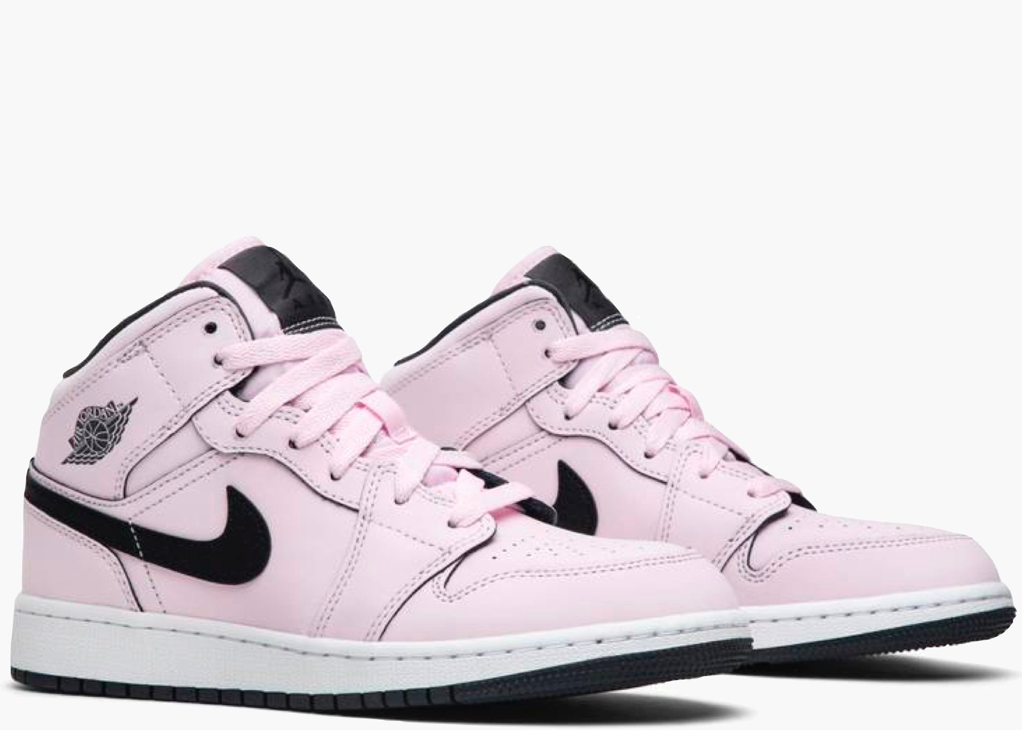 Nike Air Jordan 1 Mid Pink Foam (GS) 555112-601 Hype Clothinga Limited Edition