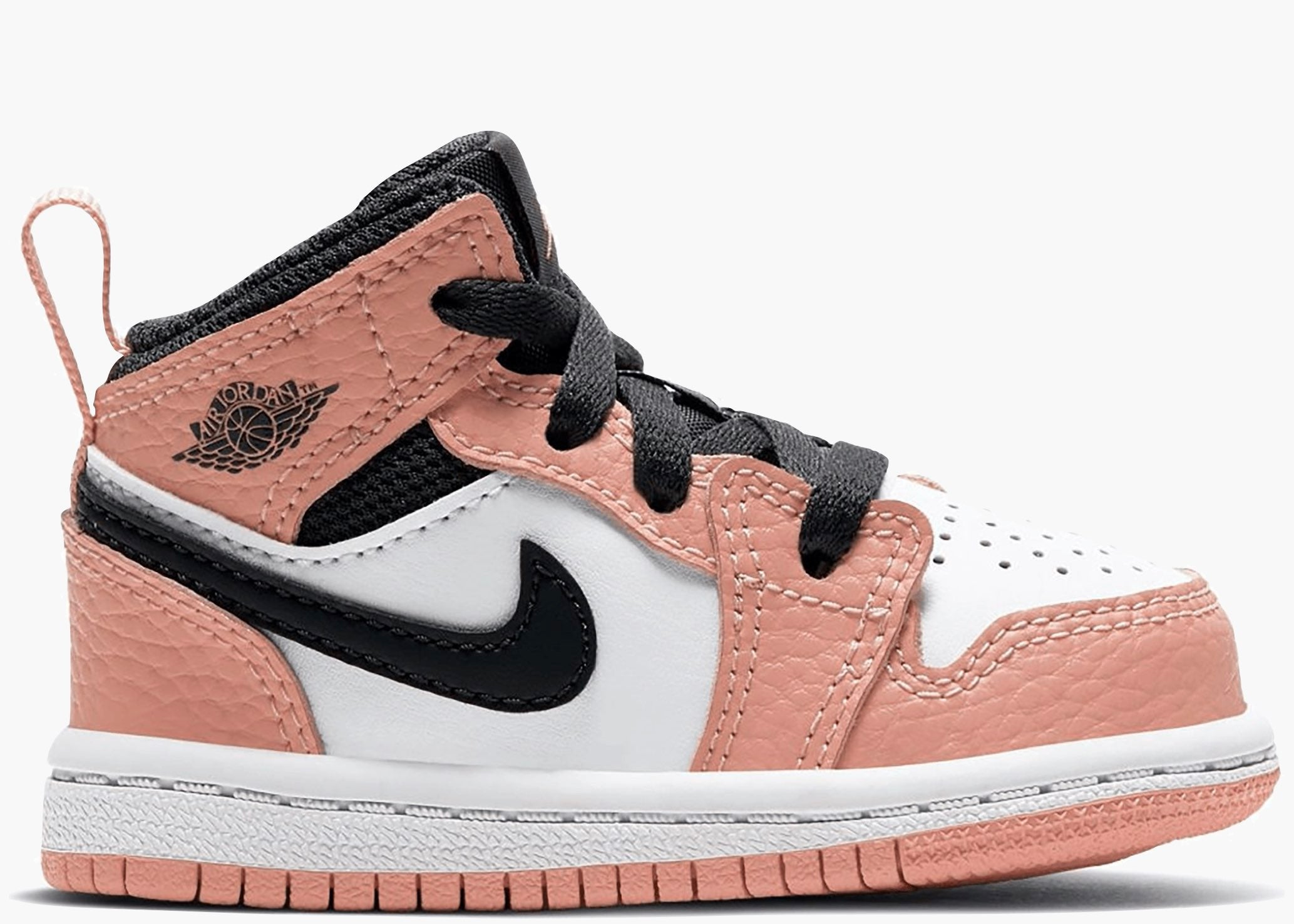Nike Air Jordan 1 Mid Pink Quartz (TD) 644507-603 Hype Clothinga