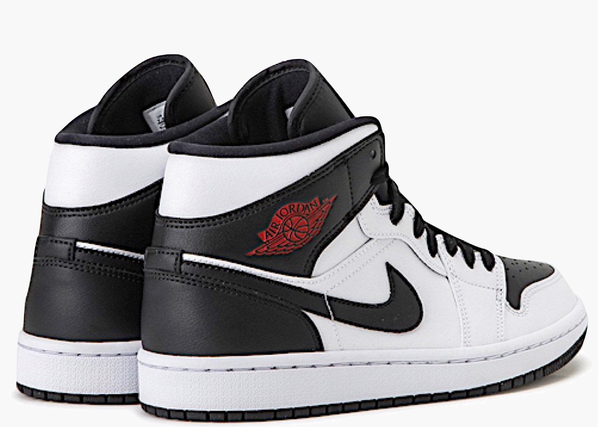 Nike Air Jordan 1 Mid Reverse Black Toe (W) BQ6472-101 Hype Clothinga Limited Edition
