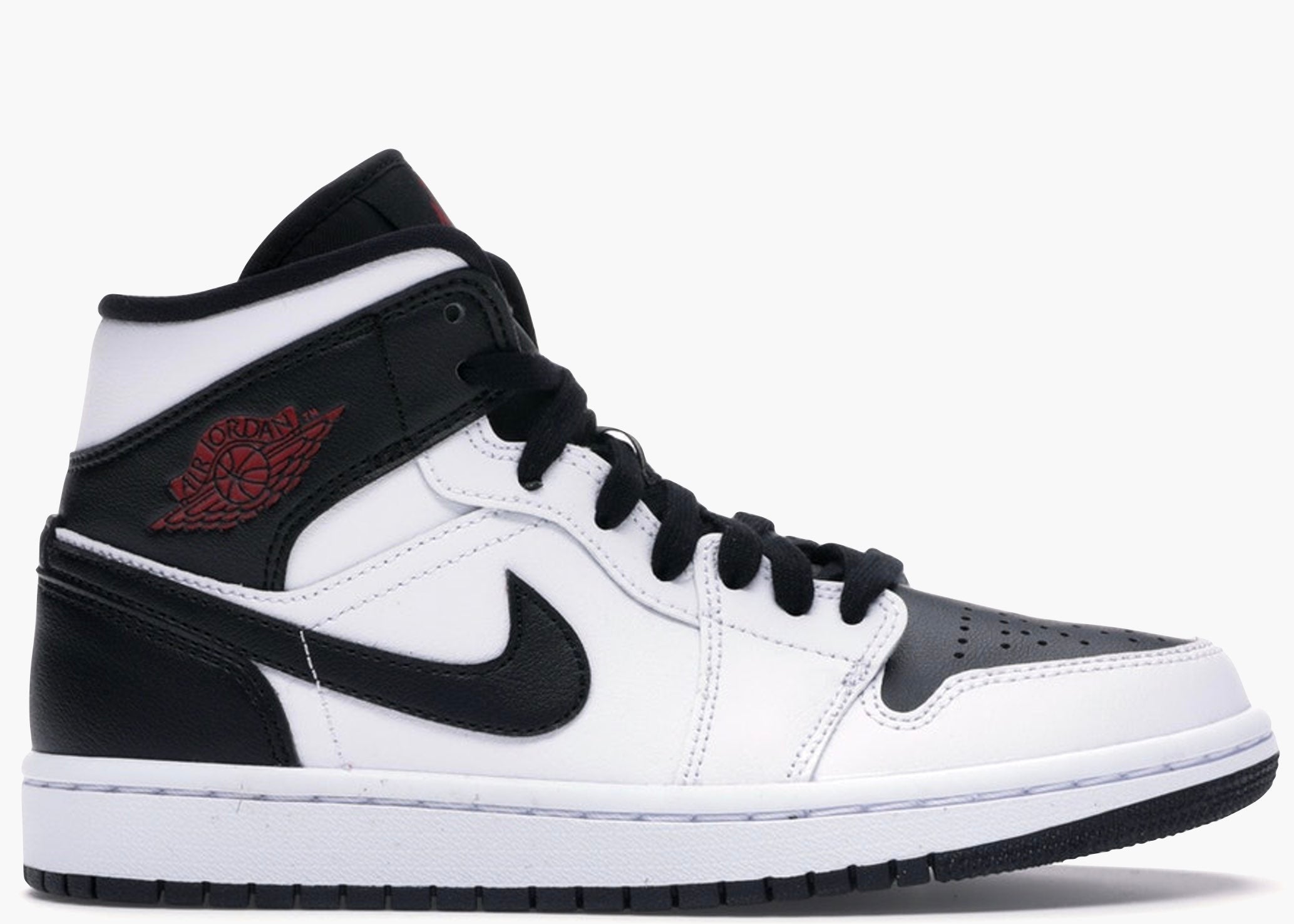 Nike Air Jordan 1 Mid Reverse Black Toe (W) BQ6472-101 Hype Clothinga Limited Edition