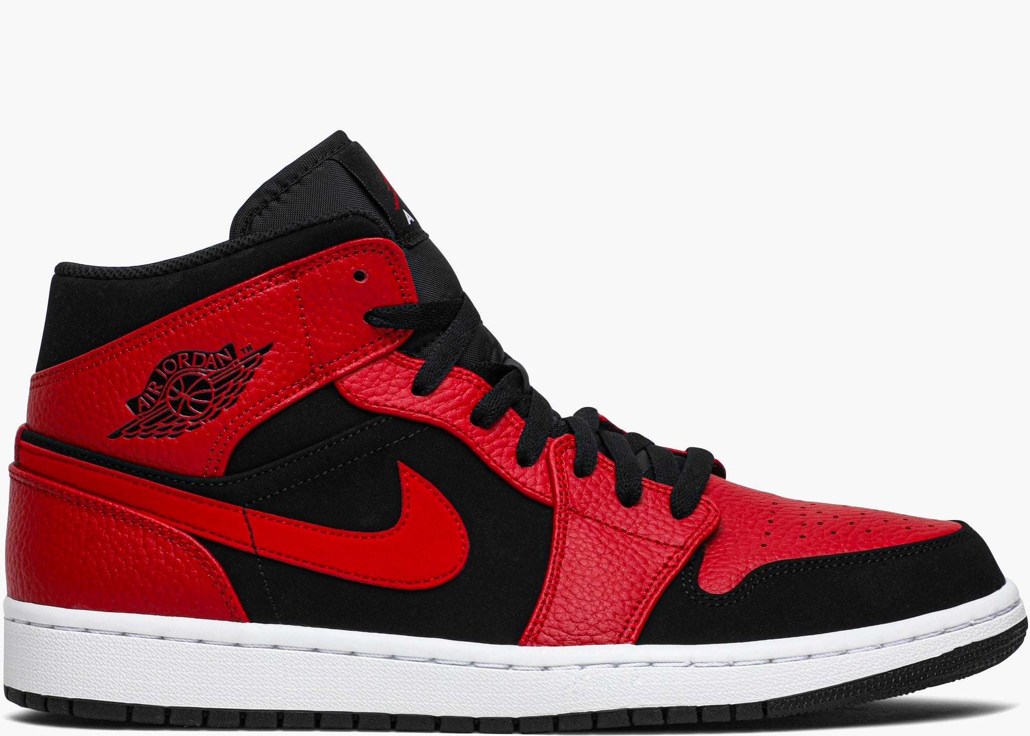 Nike Air Jordan 1 Mid Reverse Bred 554724-054 Hype Clothinga