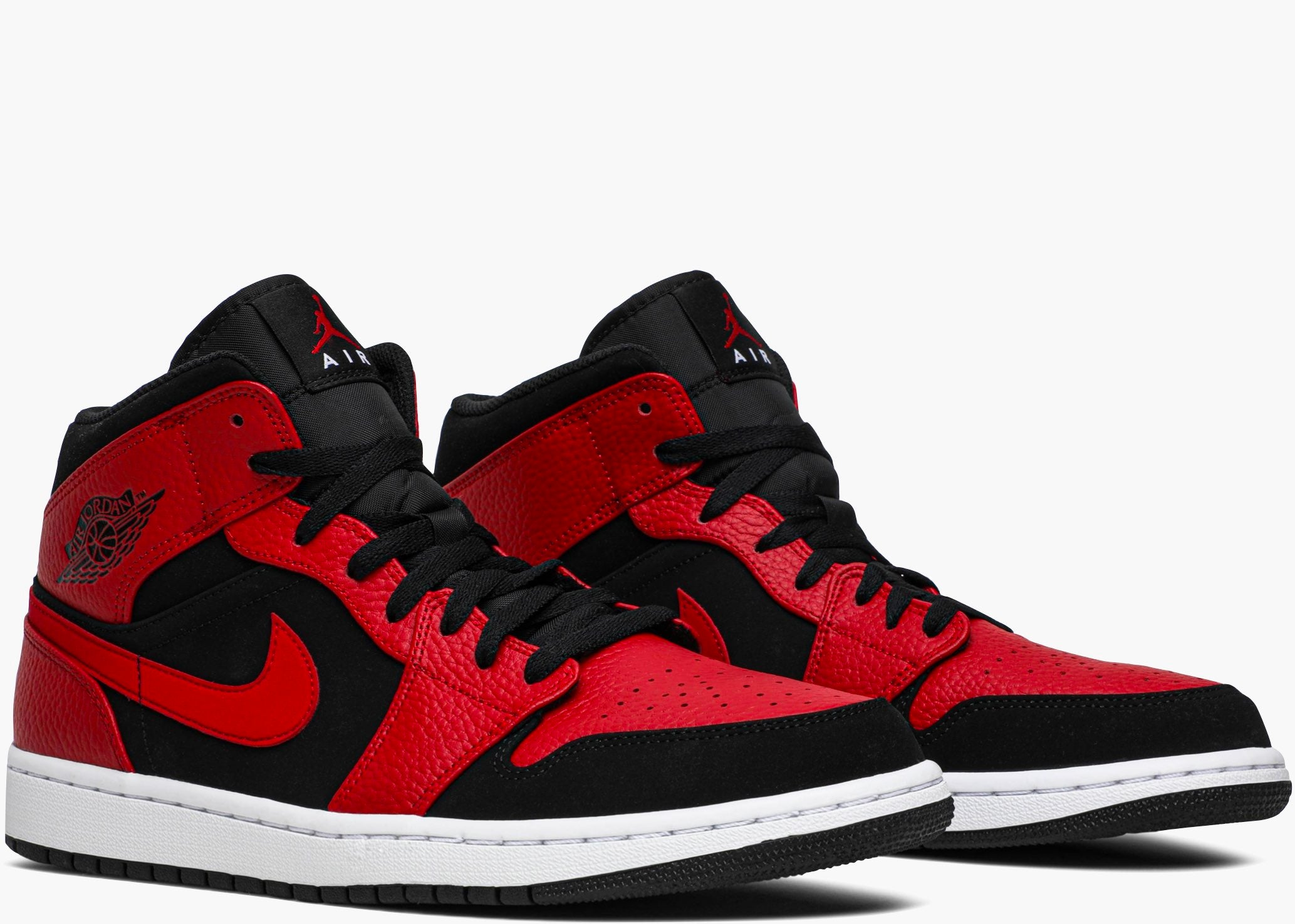 Nike Air Jordan 1 Mid Reverse Bred 554724-054 Hype Clothinga