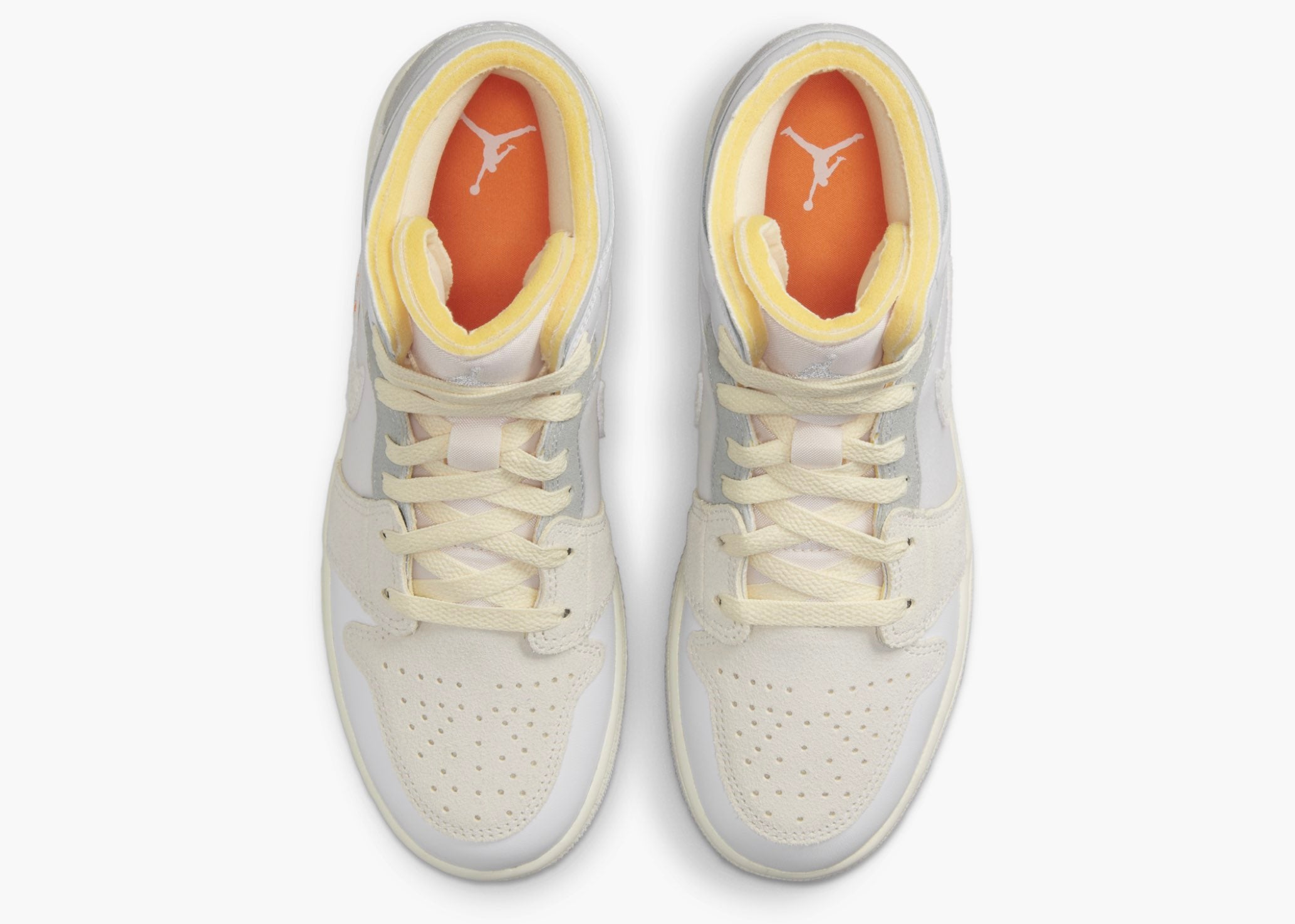 Nike Air Jordan 1 Mid SE Craft Inside Out White Grey (GS) | Hype Clothinga