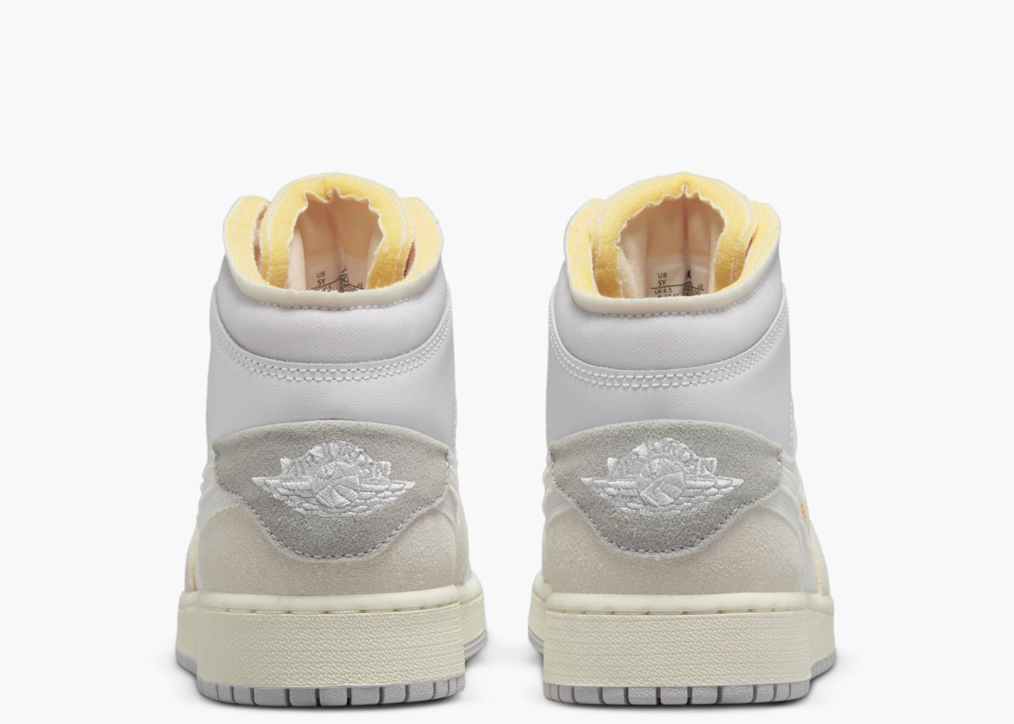 Nike Air Jordan 1 Mid SE Craft Inside Out White Grey (GS) | Hype Clothinga