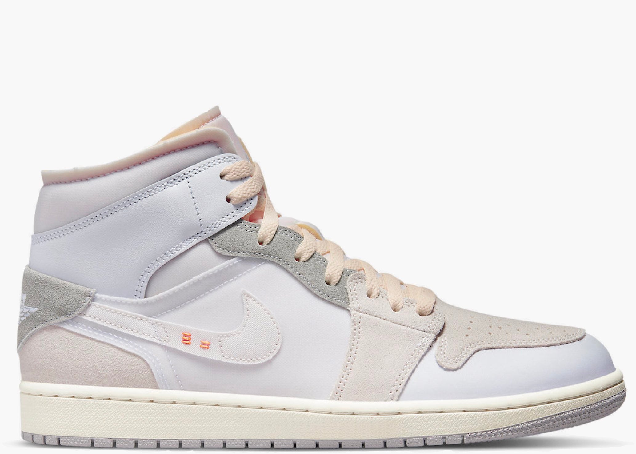 Nike Air Jordan 1 Mid SE Craft Inside Out White Grey | Hype Clothinga