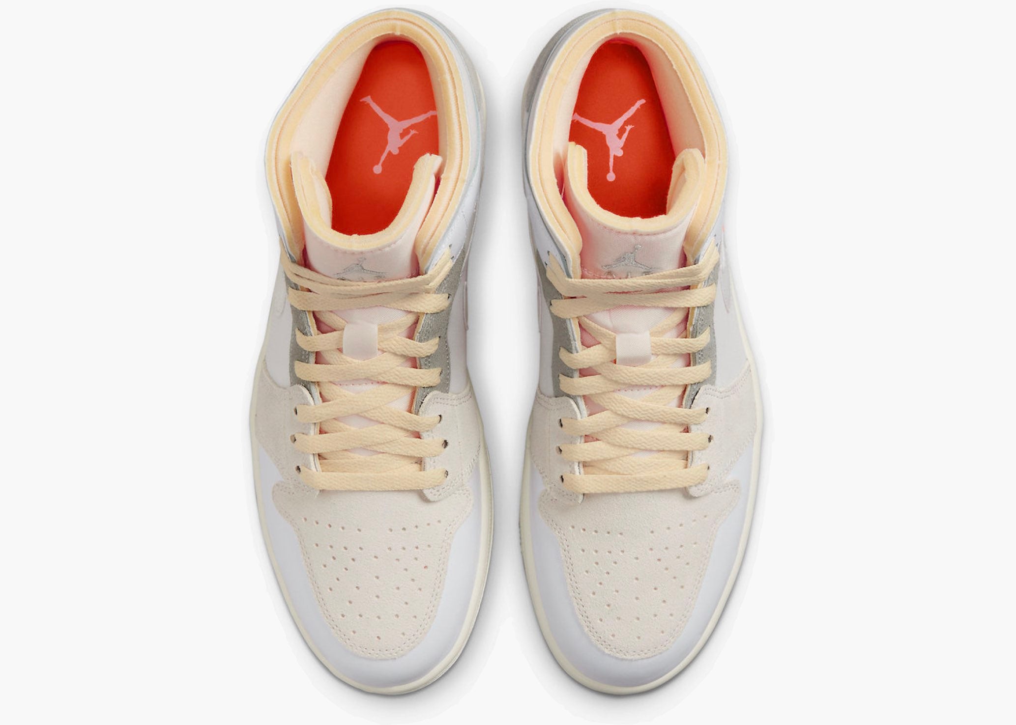 Nike Air Jordan 1 Mid SE Craft Inside Out White Grey | Hype Clothinga