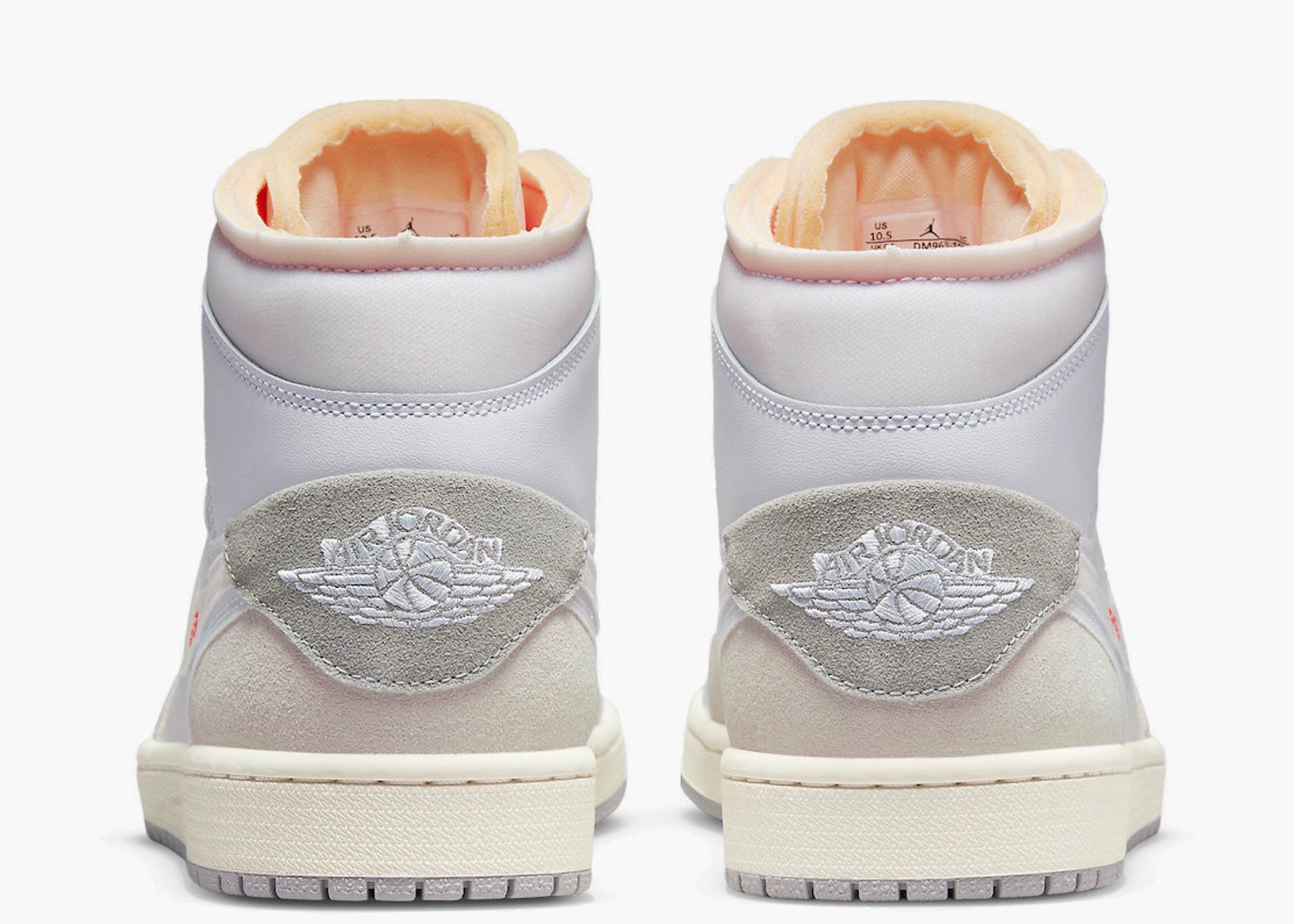 Nike Air Jordan 1 Mid SE Craft Inside Out White Grey | Hype Clothinga