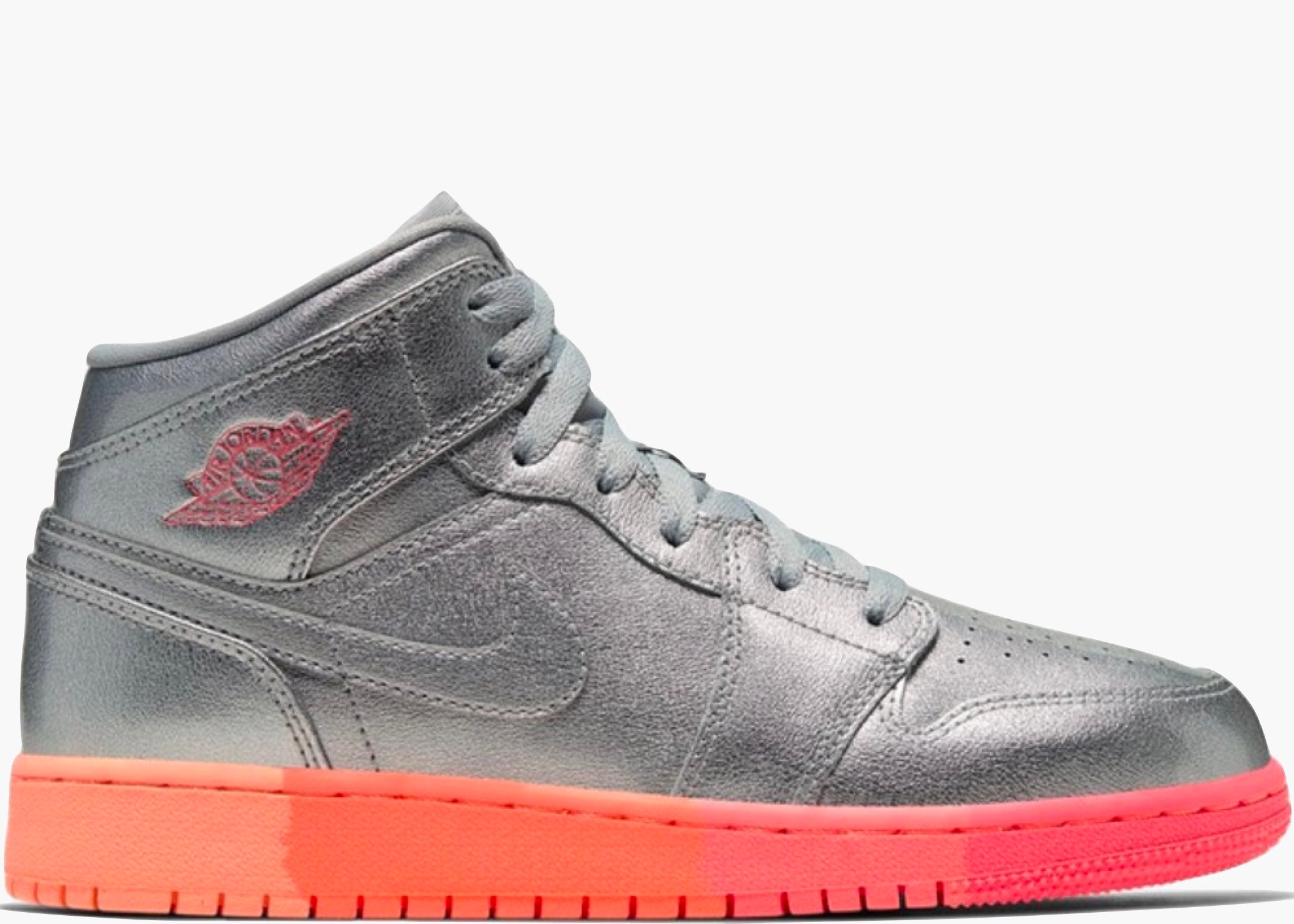 Nike Air Jordan 1 Mid Sunrise (gs) 555112-006 Hype Clothinga