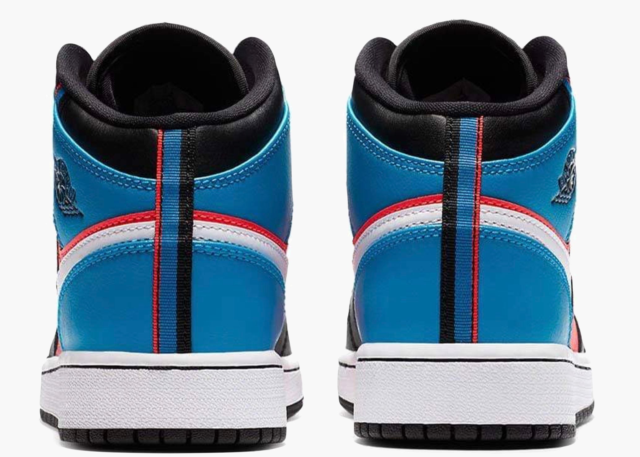 Nike Air Jordan 1 Mid Tri Color Ribbons (GS) CV4891-001 Hype Clothinga Limited Edition