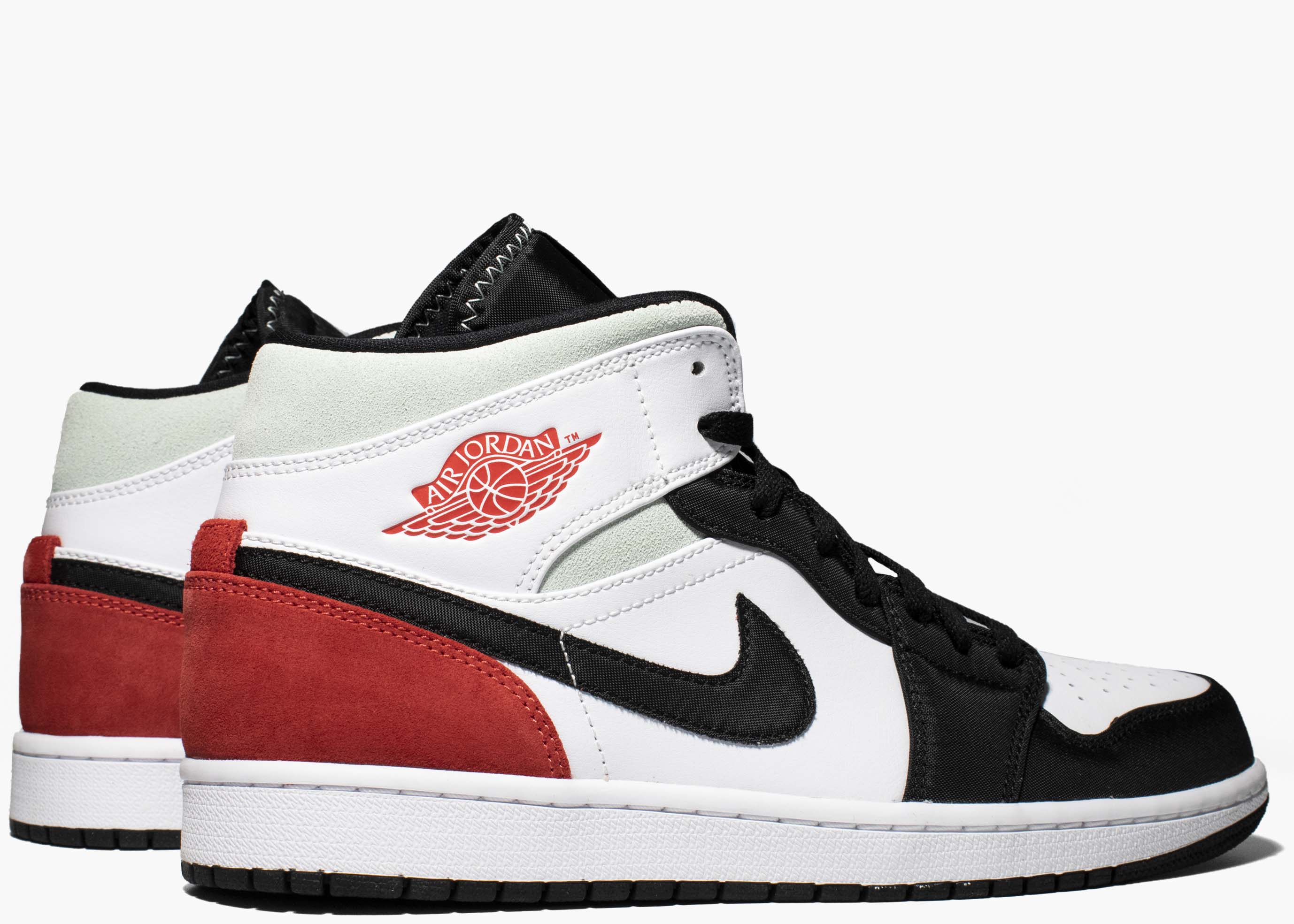 Nike Air Jordan 1 Mid Union Black Toe 852542-100 Hype Clothinga Limited Edition