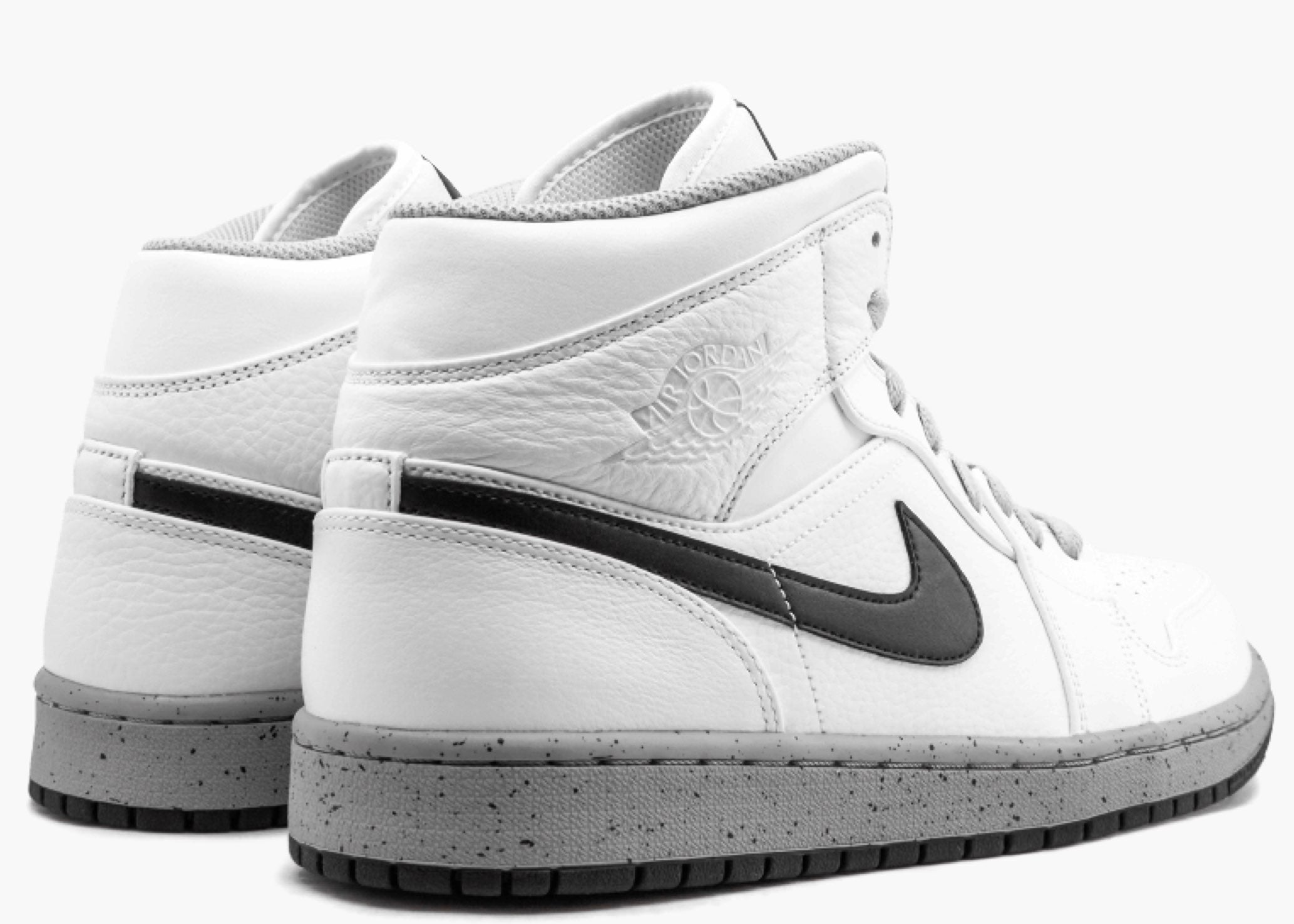 Nike Air Jordan 1 Mid White Cement 554724-115 Hype Clothinga Limited Edition