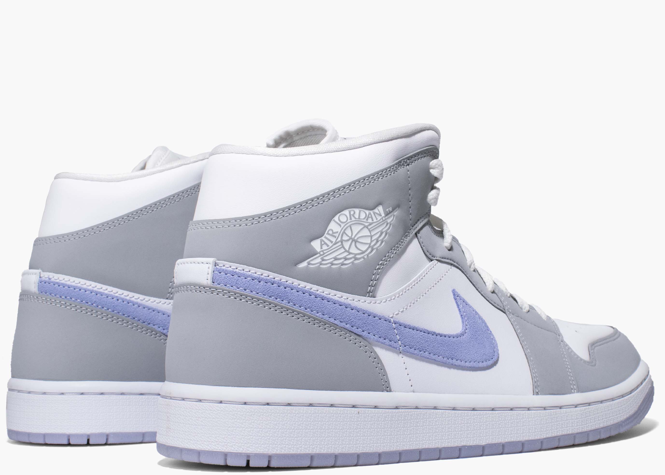 Nike Air Jordan 1 Mid Wolf Grey Aluminium (W) BQ6472-105 Hype Clothinga Limited Edition