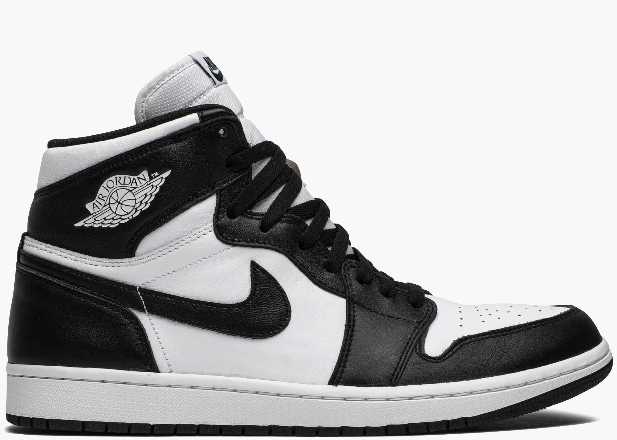 Nike Air Jordan 1 Retro Black White  555088-010 Hype Clothinga