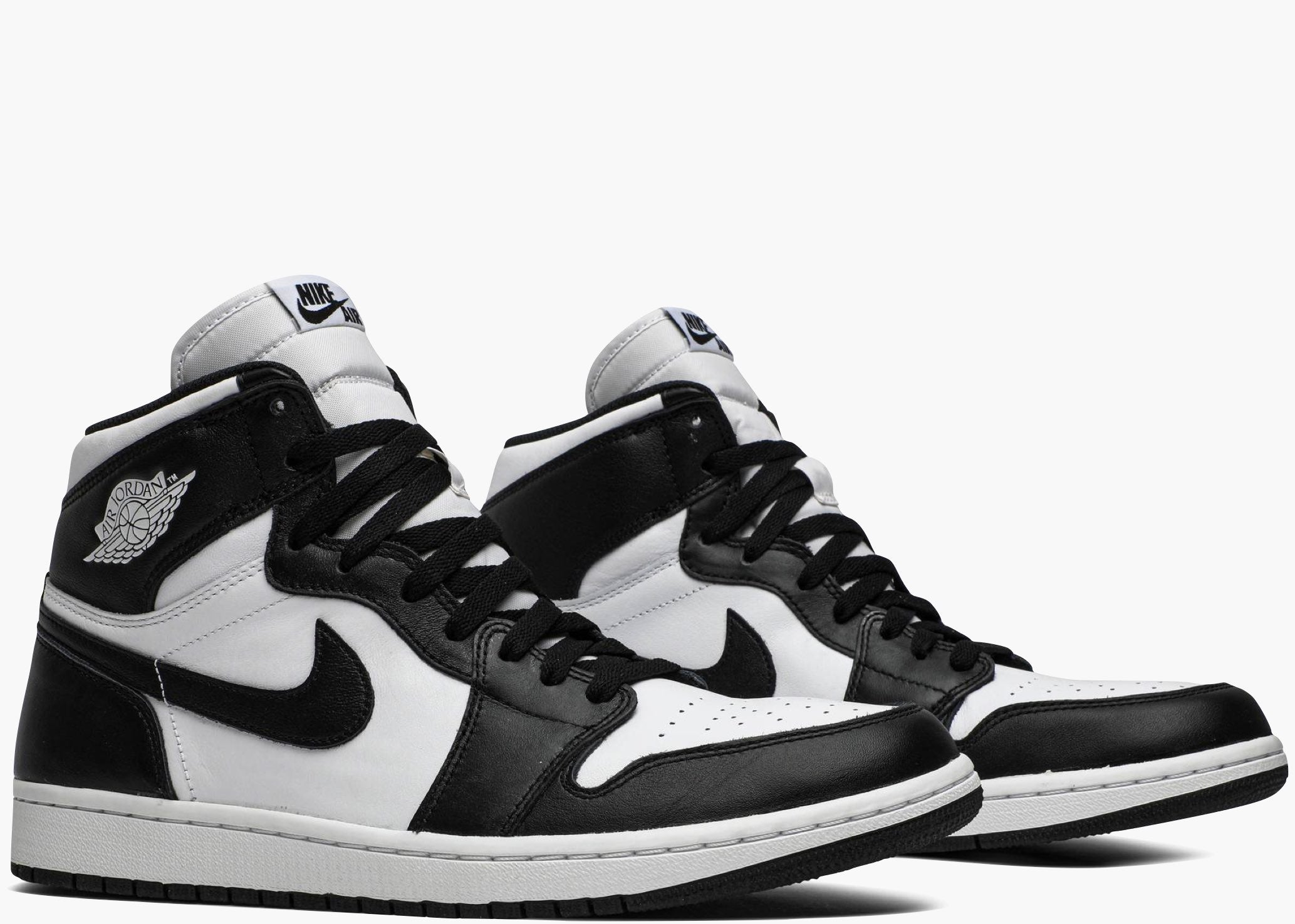 Nike Air Jordan 1 Retro Black White  555088-010 Hype Clothinga