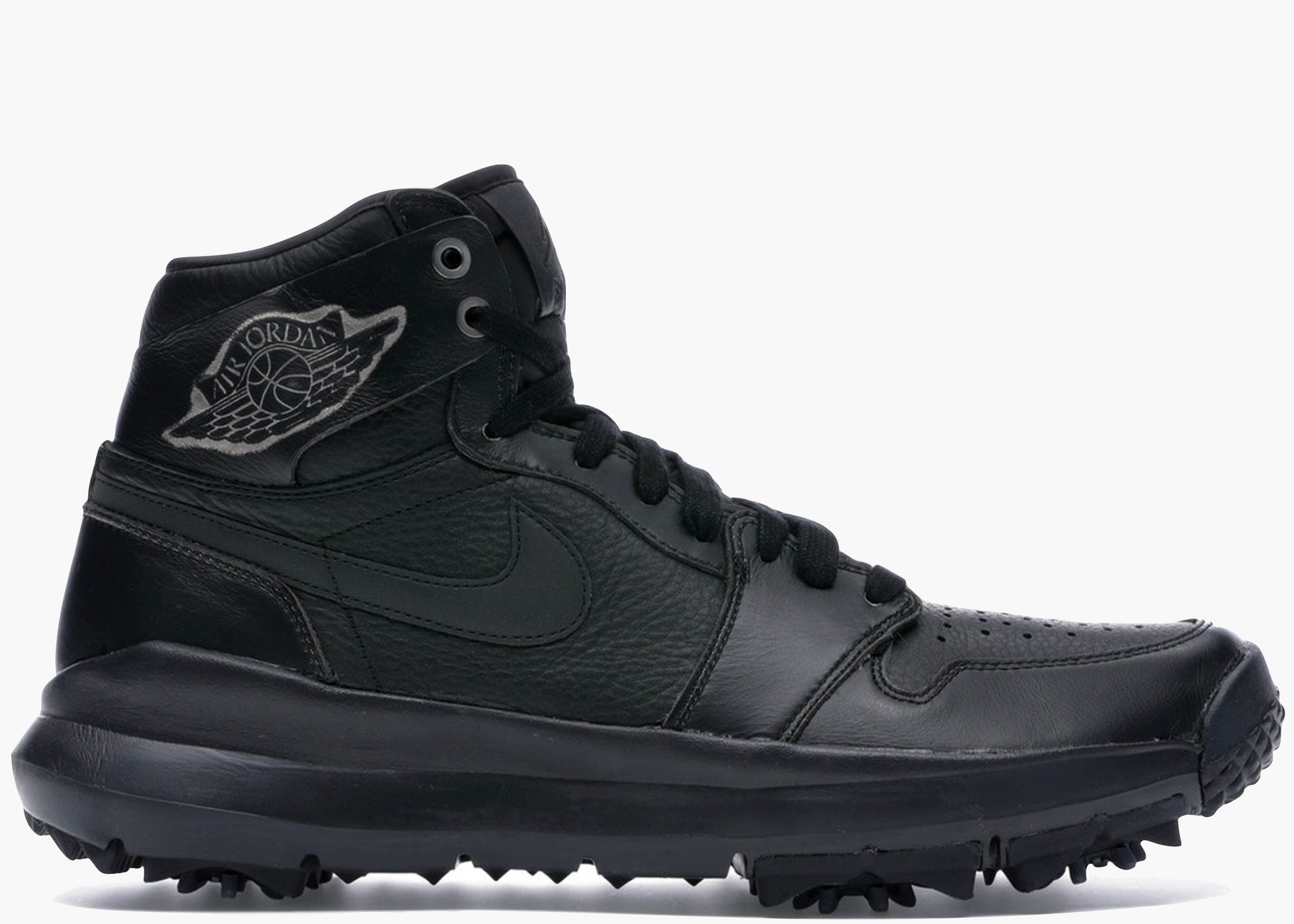 Nike Air Jordan 1 Retro Golf Triple Black AH2114-001 Hype Clothinga Limited Edition