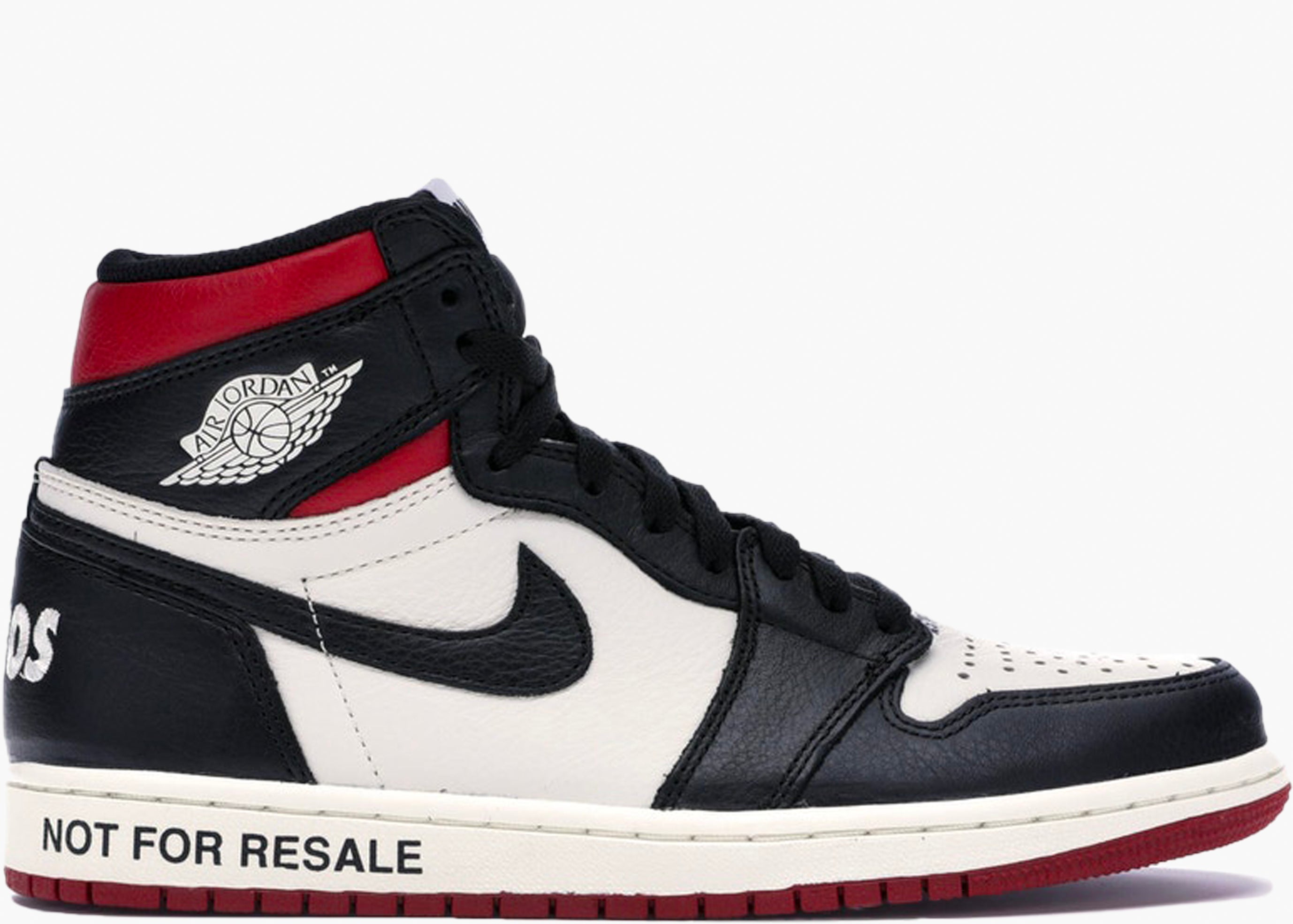 Nike Air Jordan 1 Retro High "not For Resale" Varsity Red 861428-106 Hype Clothinga Limited Edition