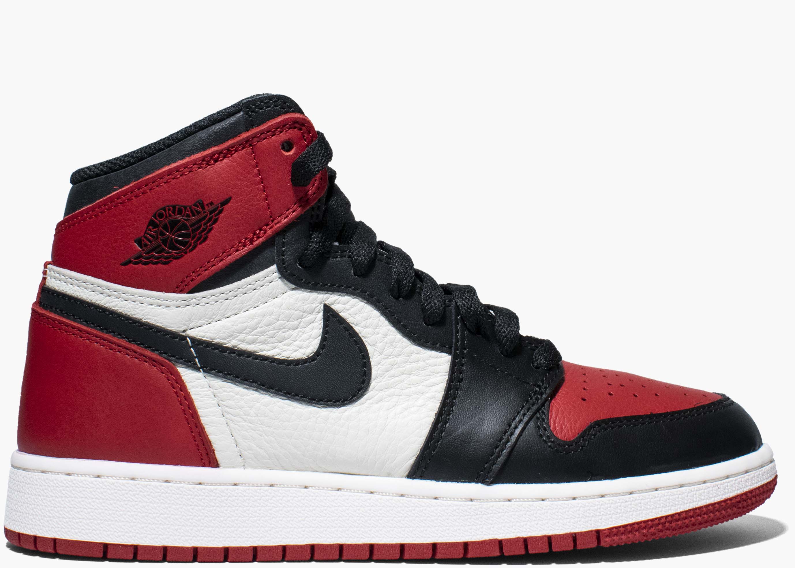 Nike Air Jordan 1 Retro High Bred Toe (GS) 575441-61 Hype Clothinga Limited Edition