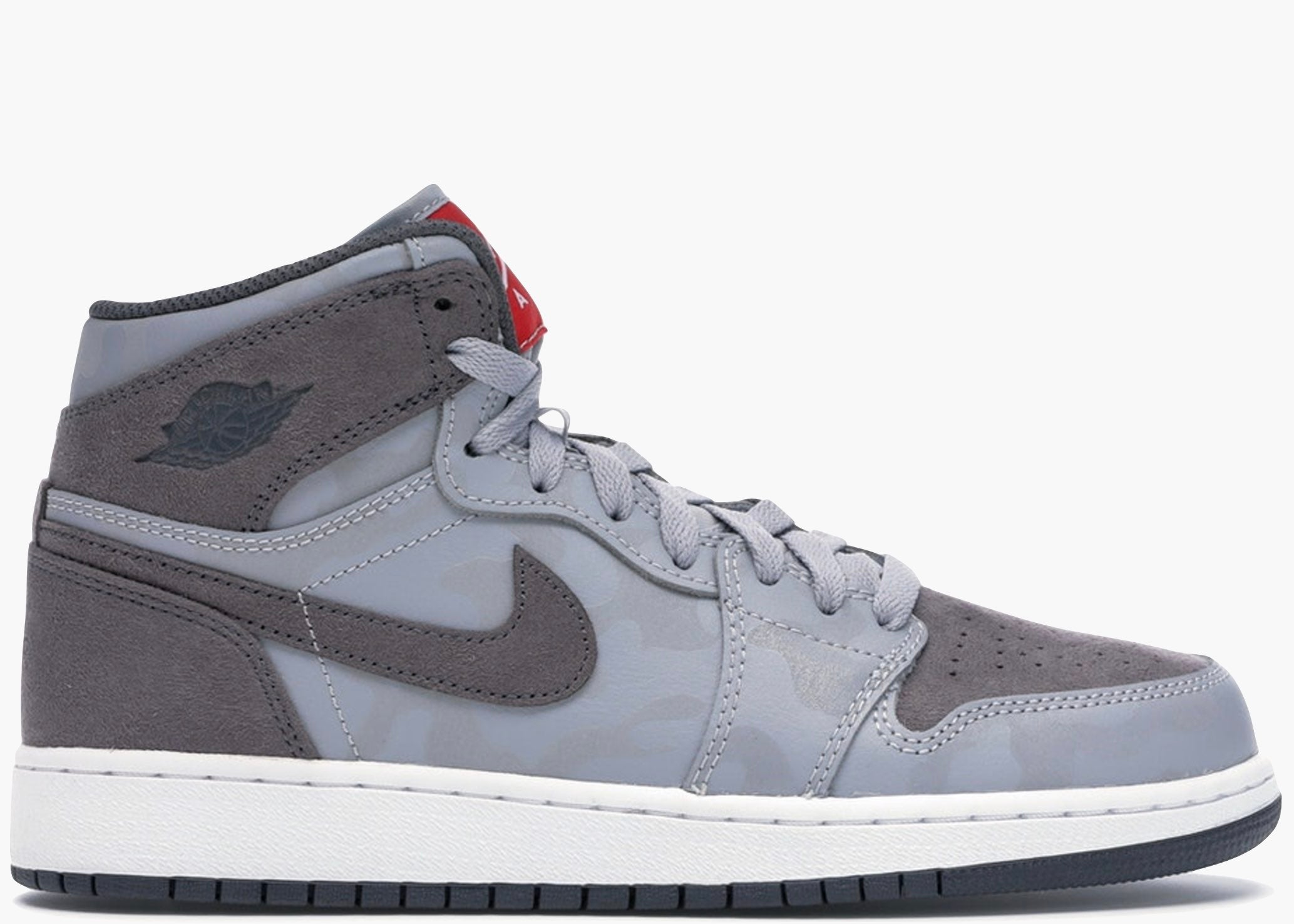 Nike Air Jordan 1 Retro High Camo 3M Wolf Grey (GS) 822858-027 Hype Clothinga Limited Edition