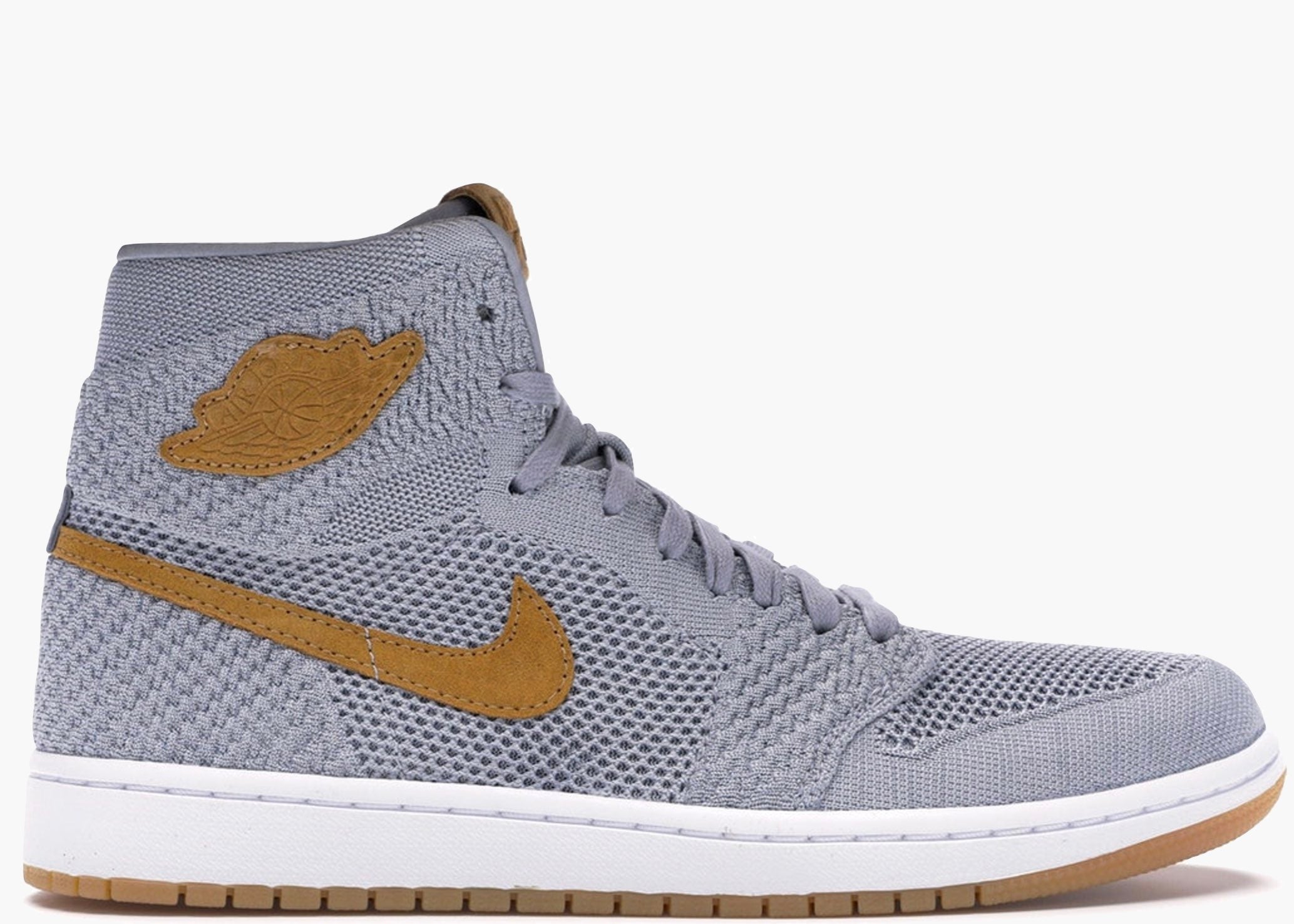 Nike Air Jordan 1 Retro High Flyknit Wolf Grey 919704-025 Hype Clothinga Limited Edition