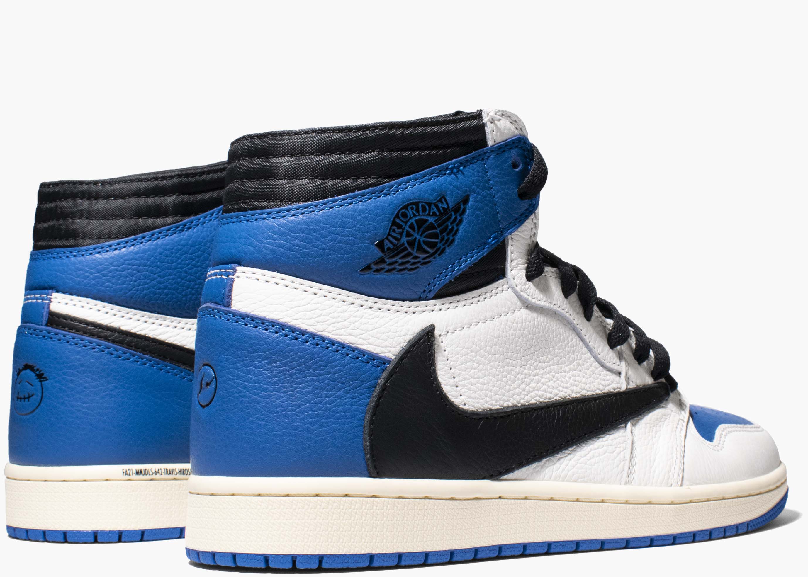 Nike Air Jordan 1 Retro High Travis Scott Fragment Military Blue Hype Clothinga Limited Edition