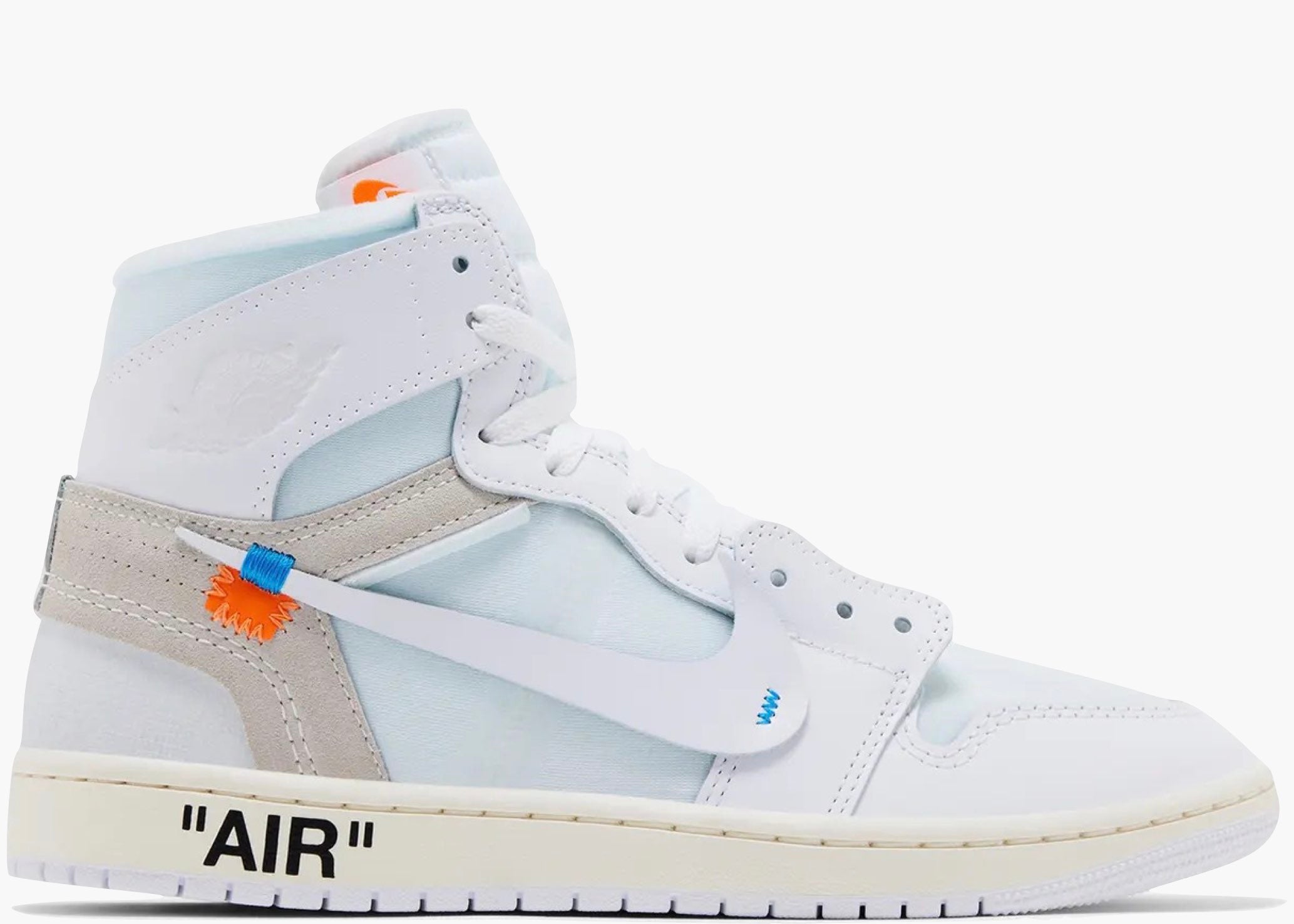 Nike Air Jordan 1 Retro High Virgil Abloh Archive Alaska AA3834-100 Hype Clothinga Limited Edition