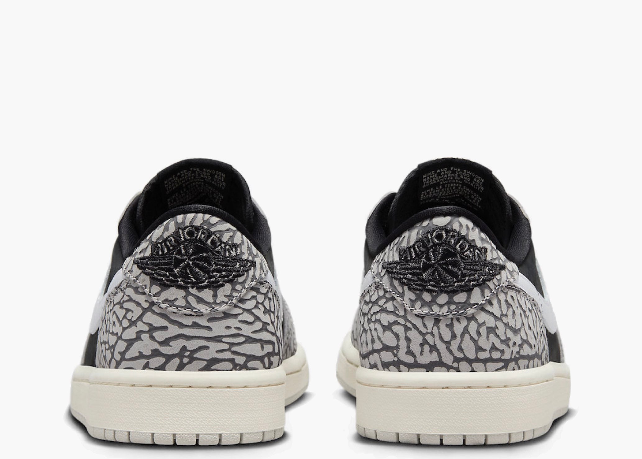 Nike Air Jordan 1 Retro Low OG Black Cement CZ0790-001 Hype Clothinga Limited Edition