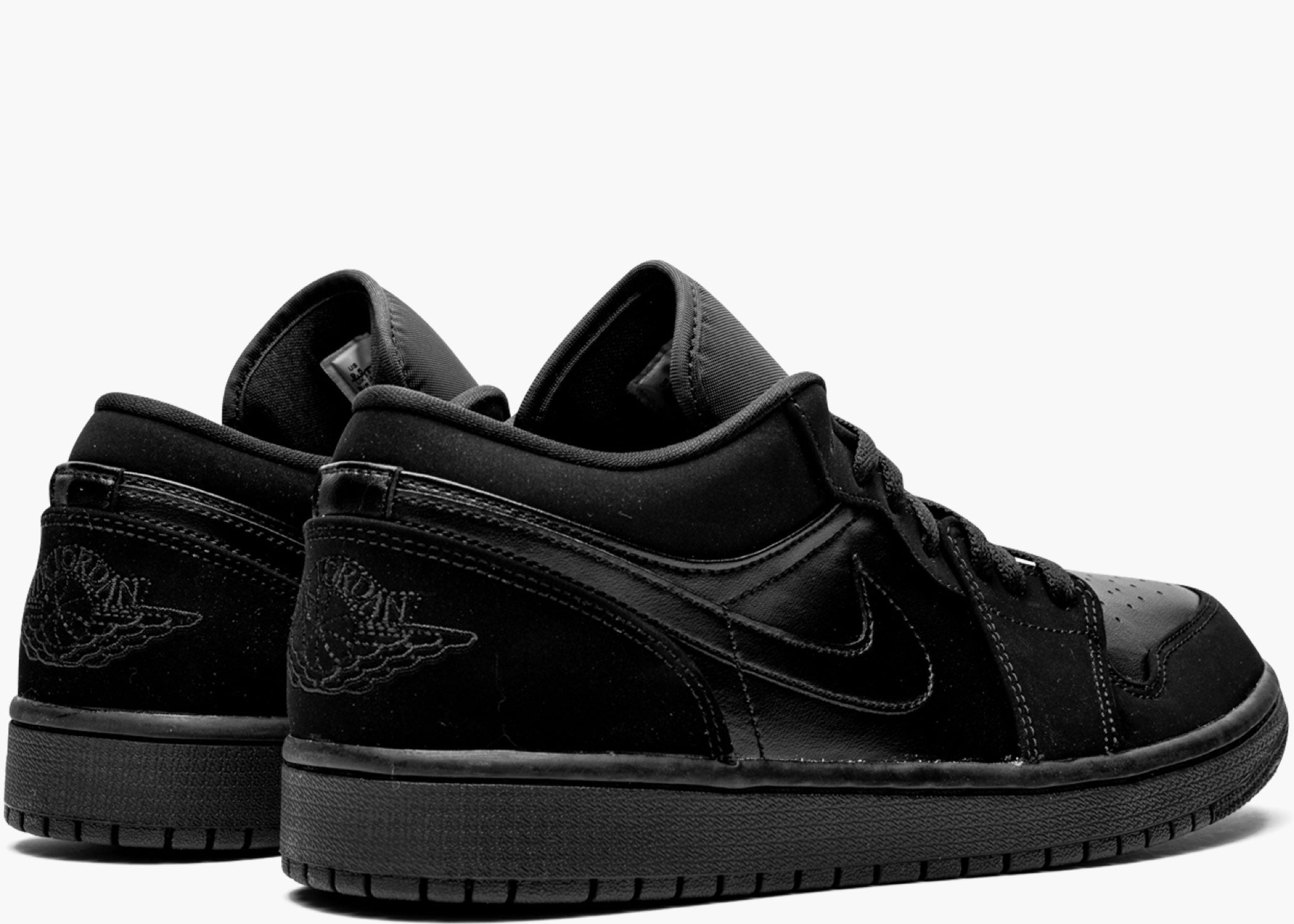 Nike Air Jordan 1 Retro Low Triple Black 553558-025 Hype Clothinga