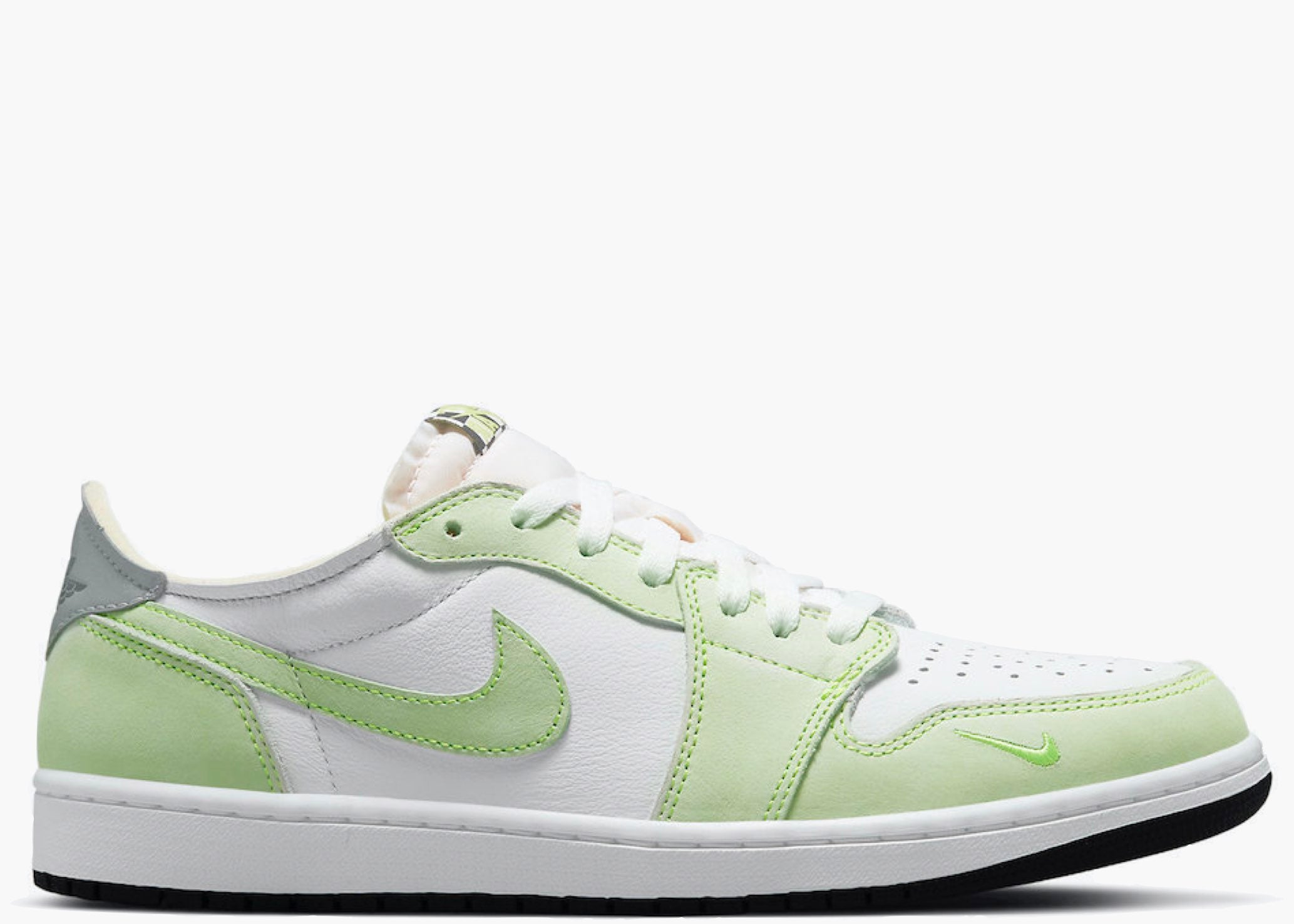Nike Air Jordan 1 Retro Low White Ghost Green Black DM7837-103 Hype Clothinga Limited Edition