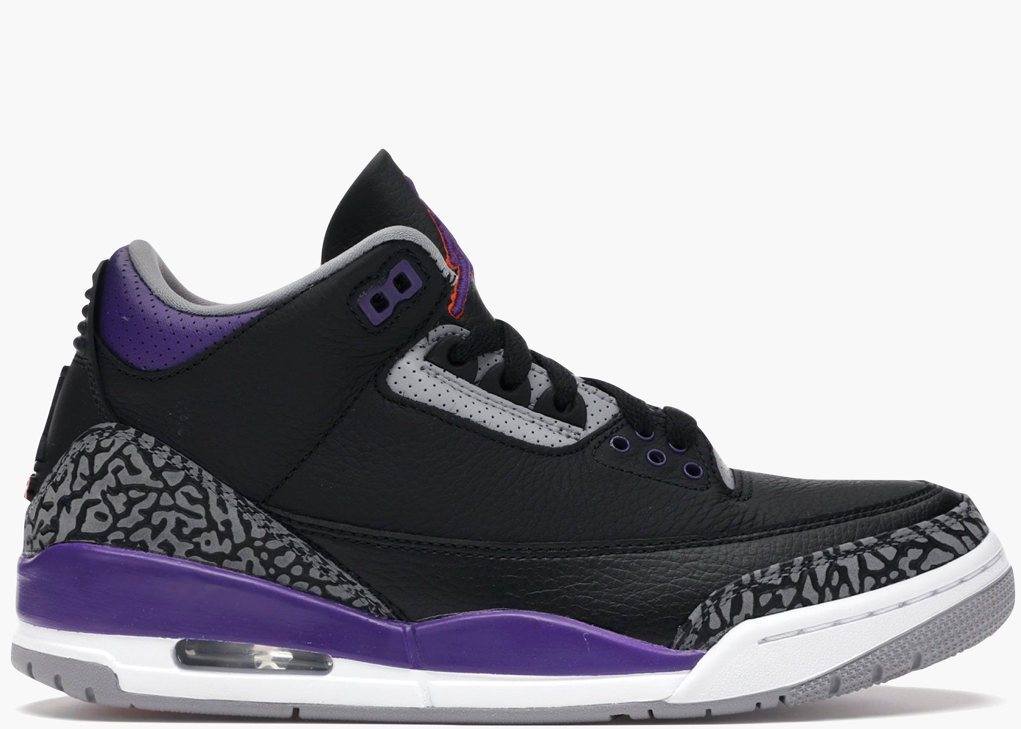 Nike Air Jordan 3 Retro Black Court Purple CT8532-050 Hype Clothinga Limited Edition