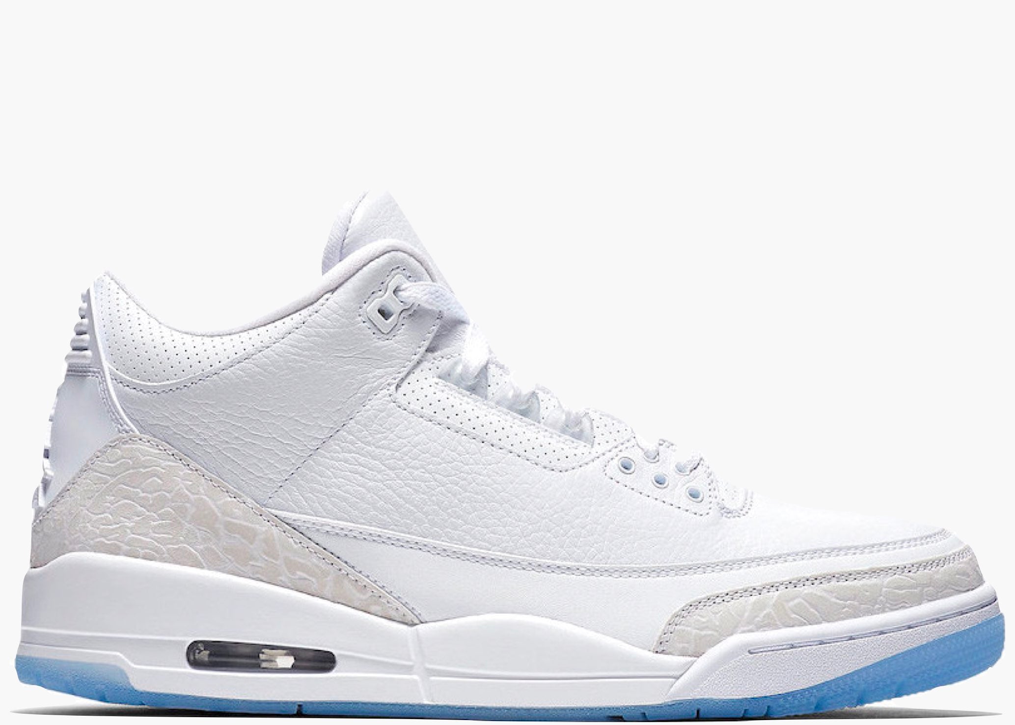 Nike Air Jordan 3 Retro Pure White (2018) Hype clothinga Limited Edition