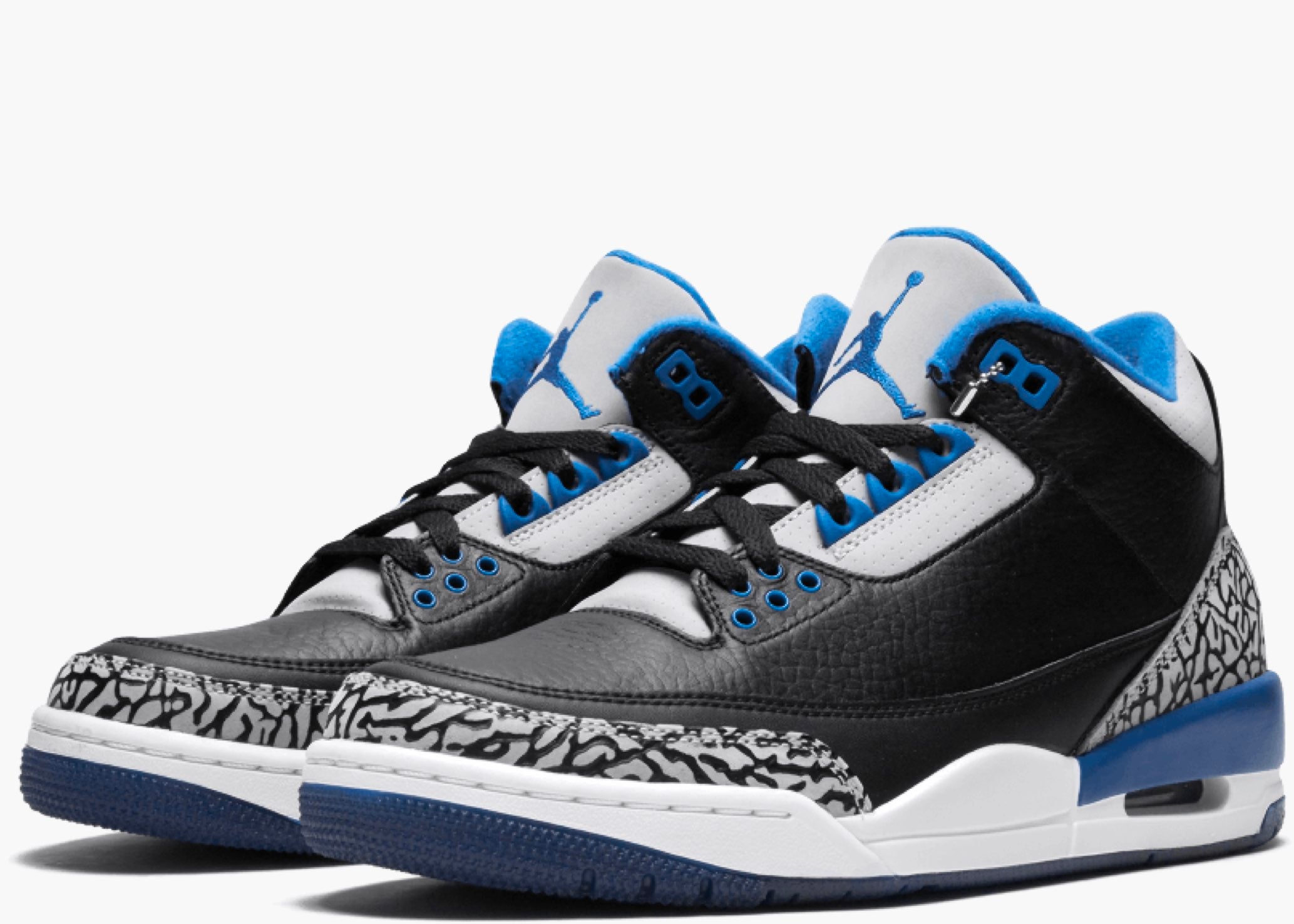 Nike Air Jordan 3 Retro Sport Blue 136064-007 Hype clothinga Limited Edition