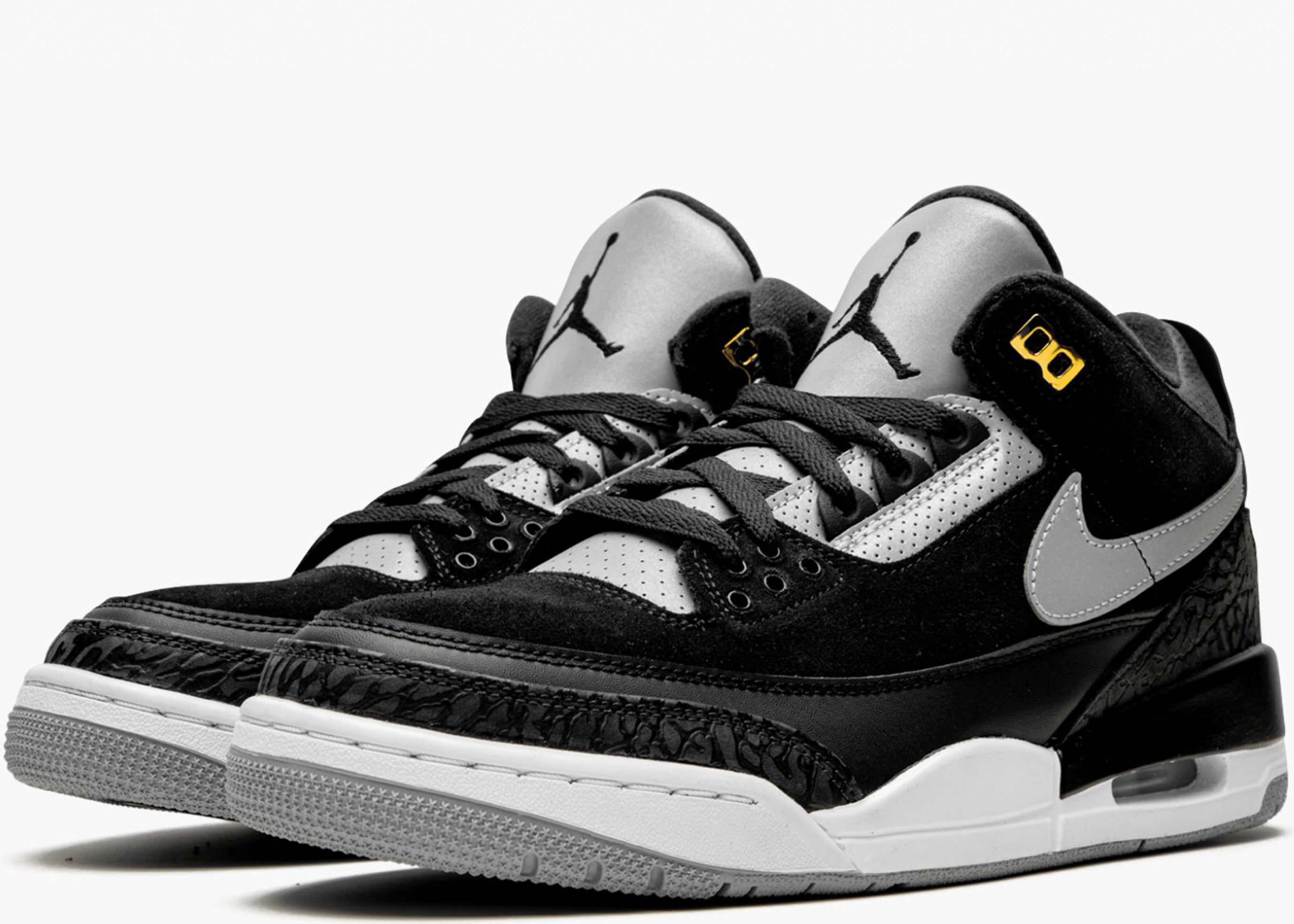 Nike Air Jordan 3 Retro Tinker Black Cement Gold CK4348-007 Hype Clothinga Limited Edition