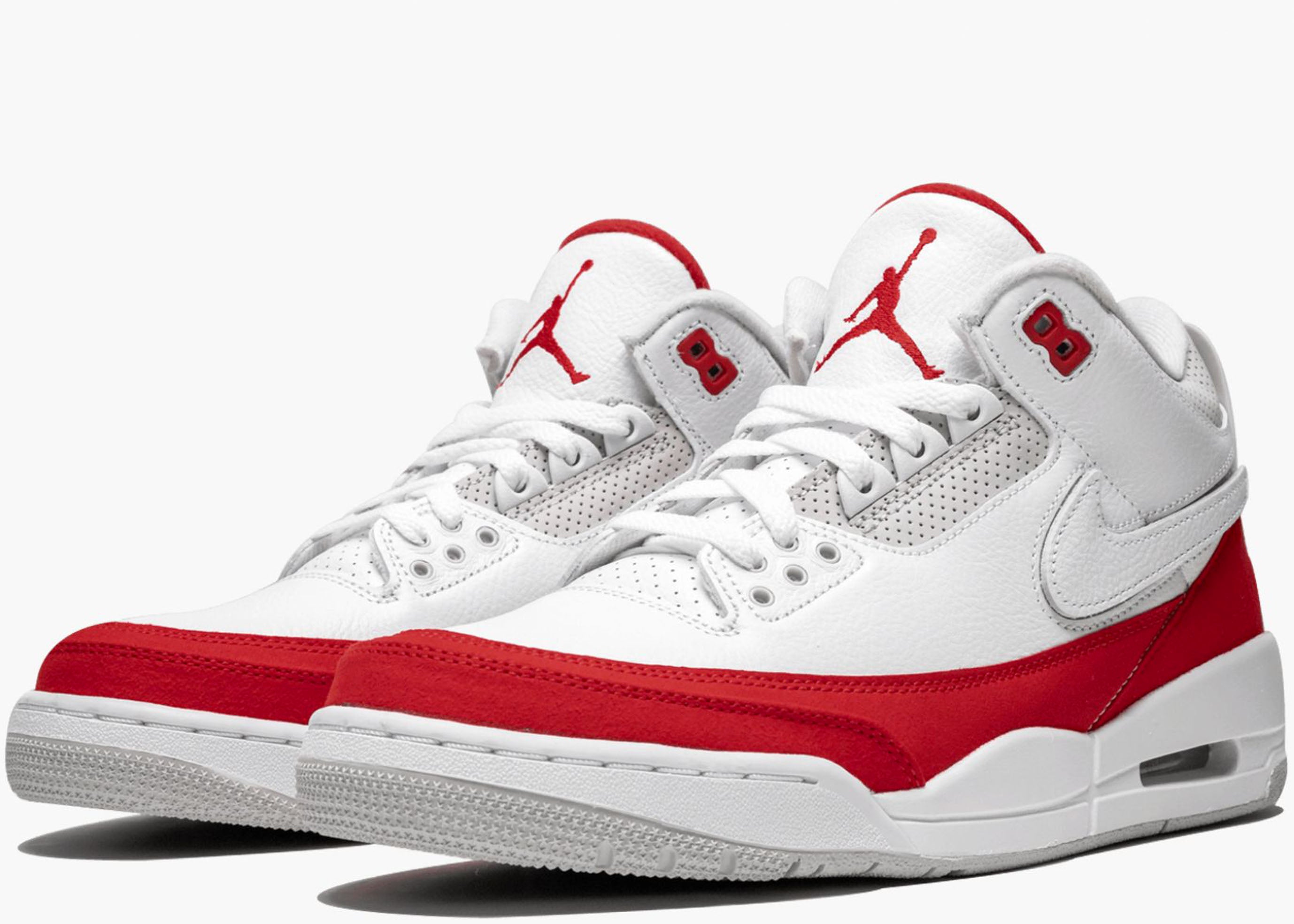Nike Air Jordan 3 Retro White University Red CJ0939-100 Hype Clothinga Limited Edition