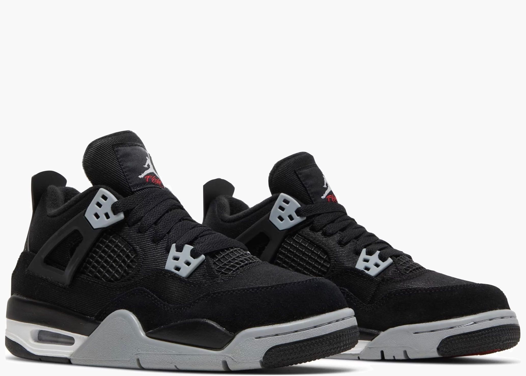 Nike Air Jordan 4 Retro Black Canvas (GS)DV0553-006 Hype Clothinga Limited Edition
