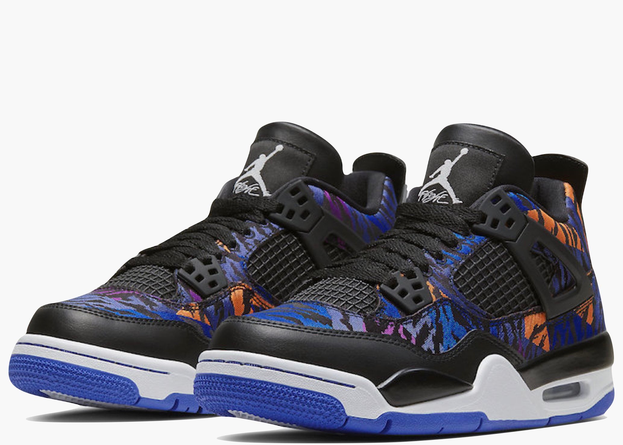 Nike Air Jordan 4 Retro Black Rush Violet (GS) Hype Clothinga Limited Edition