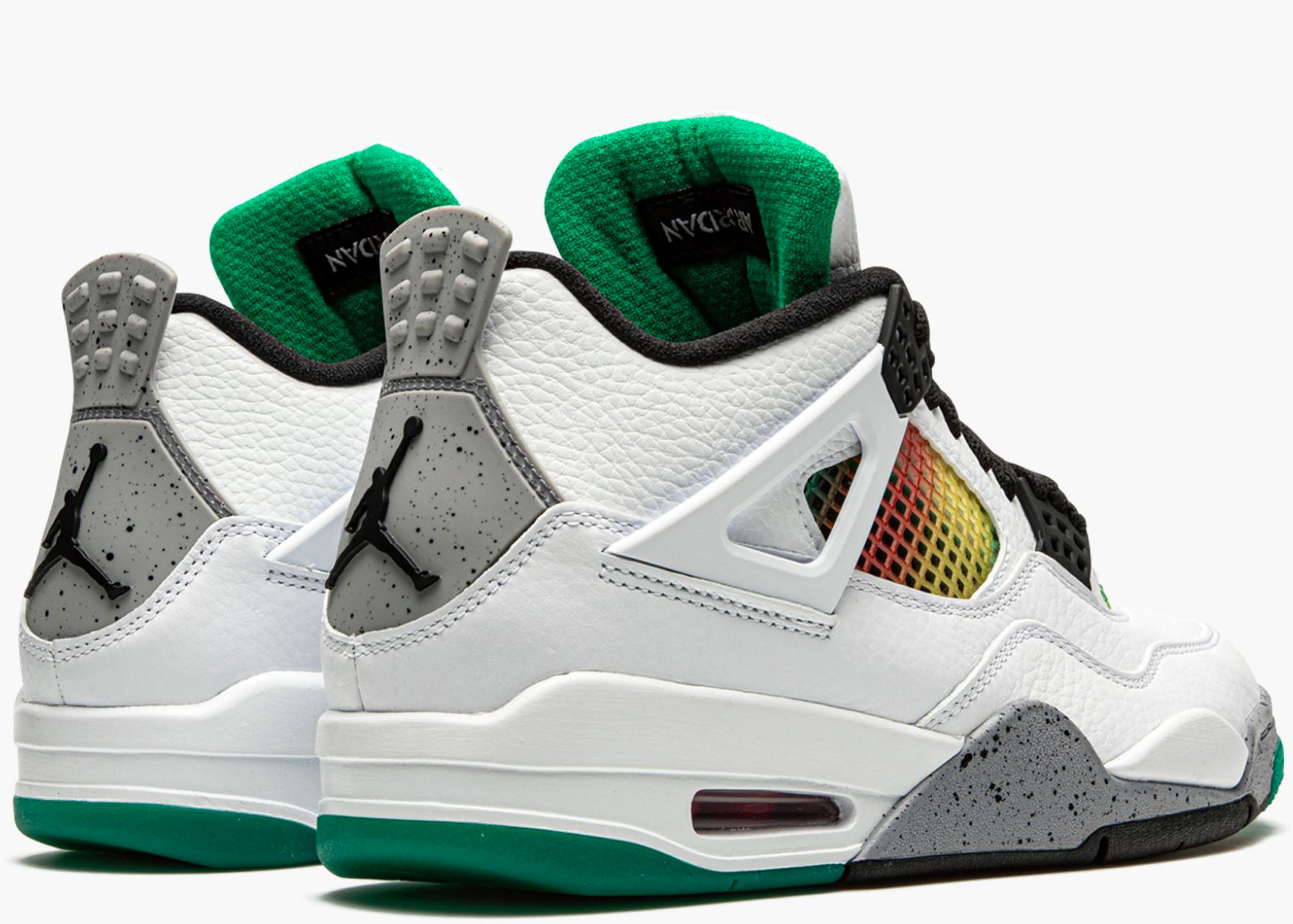 Nike Air Jordan 4 Retro Lucid Green Rasta AQ9129-100 Hype Clothinga Limited Edition