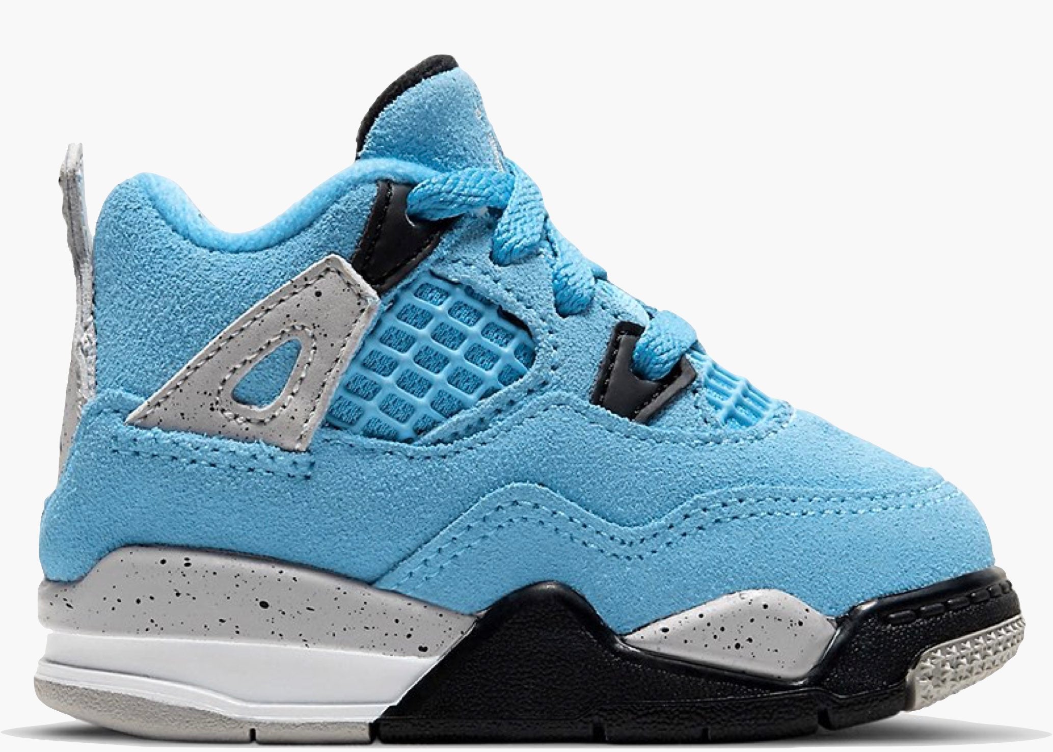Jordan 4 blue suede sales