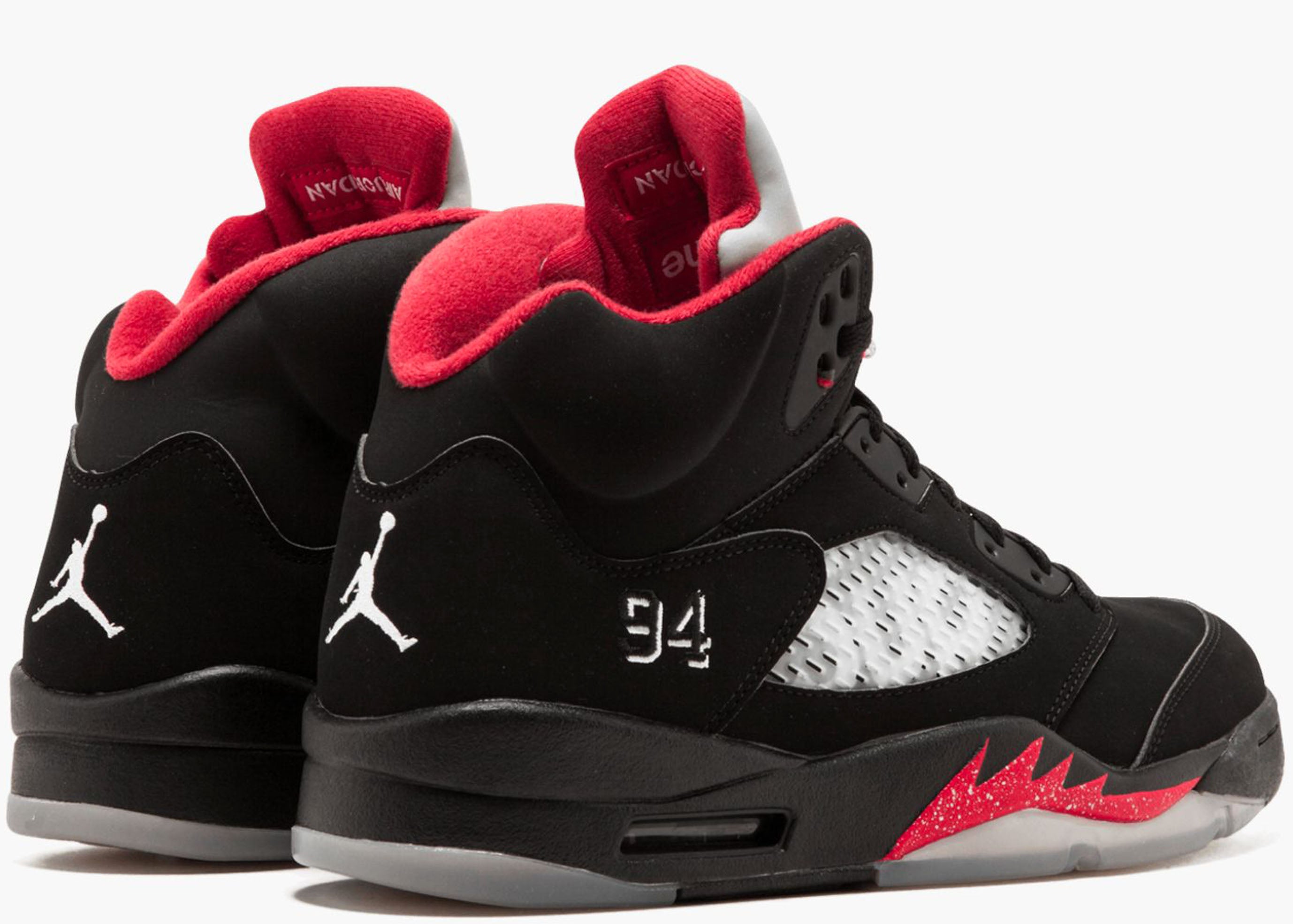 Nike Air Jordan 5 Retro Supreme Black 824371-001 Hype Clothinga Limited Edition