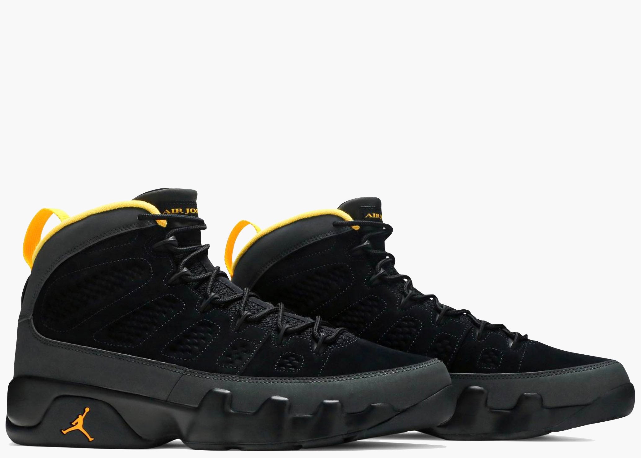 Nike Air Jordan 9 Retro Dark Charcoal University Gold CT8019-070 Hype Clothinga