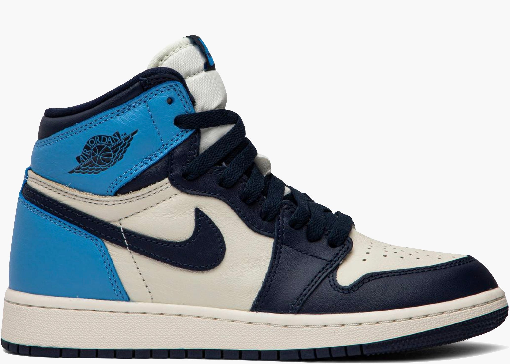 Nike Air Jordan Retro High Obsidian Unc (gs) 575441-140 Hype Clothinga