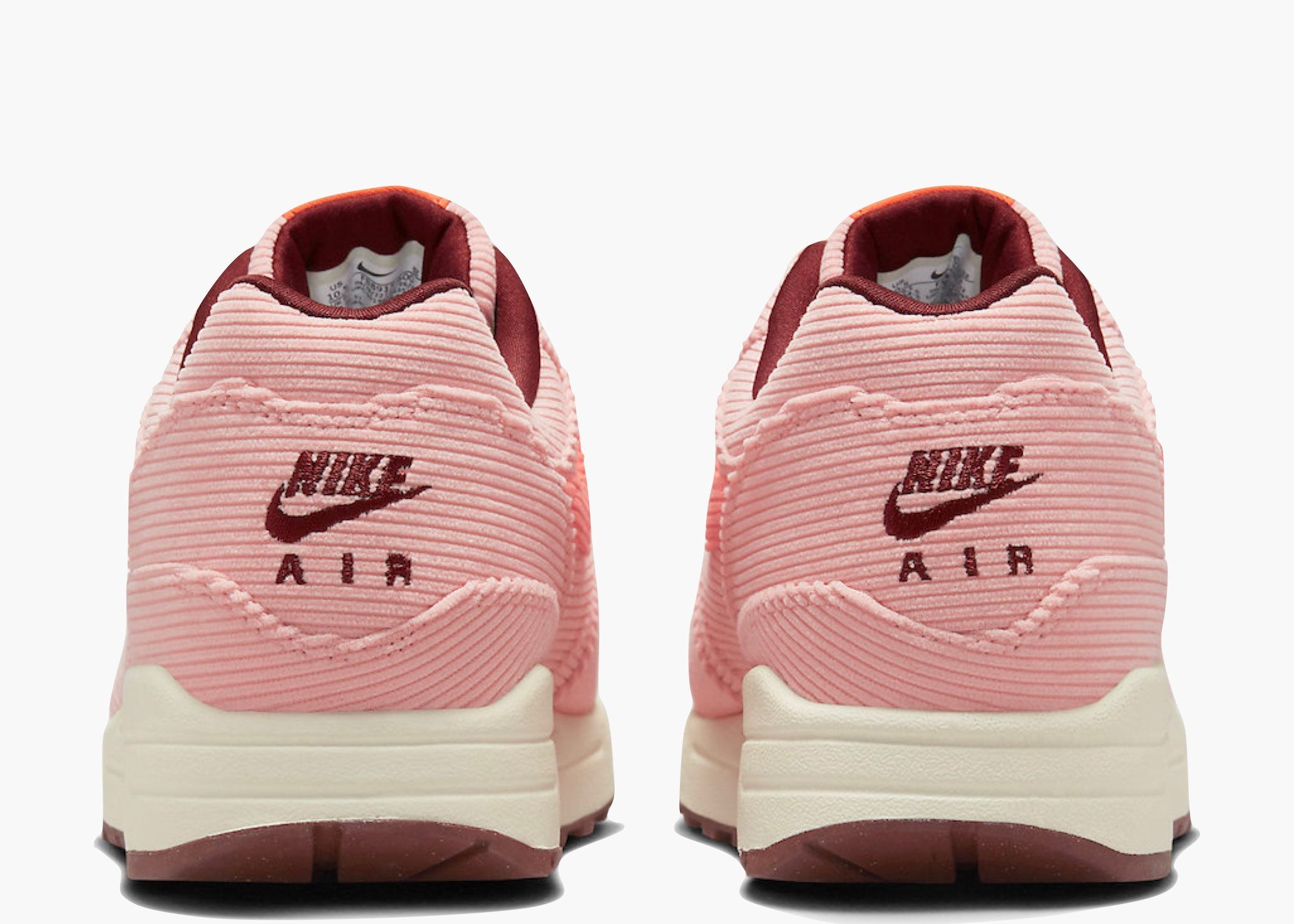 Nike Air Max 1 PRM Corduroy Coral Stardust  FB8915-600 Hype Clothinga Limited Edition