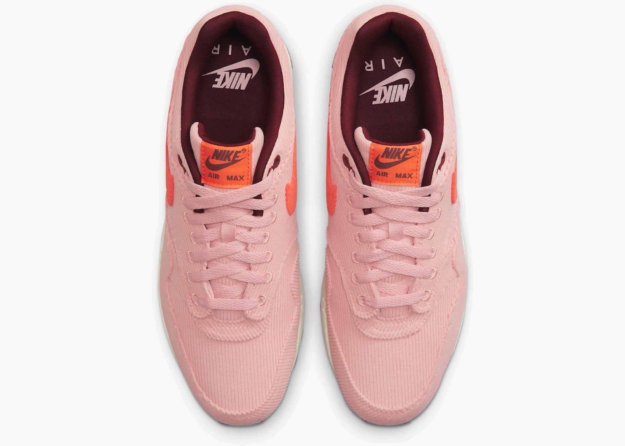 Nike Air Max 1 PRM Corduroy Coral Stardust  FB8915-600 Hype Clothinga Limited Edition