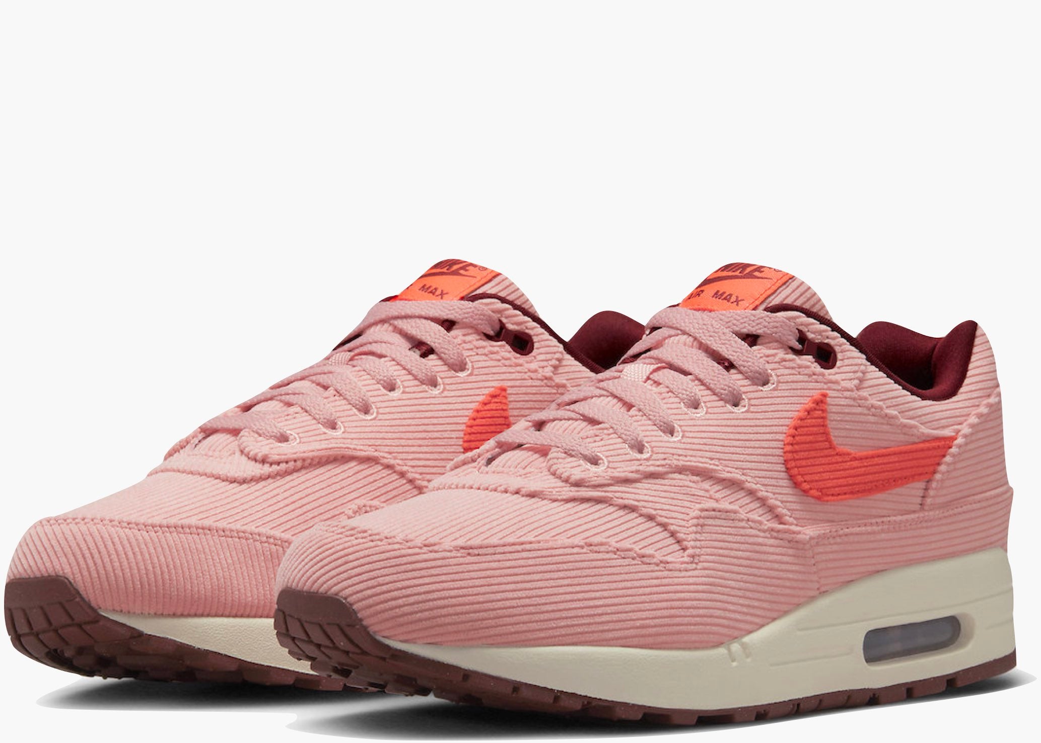 Nike Air Max 1 PRM Corduroy Coral Stardust  FB8915-600 Hype Clothinga Limited Edition