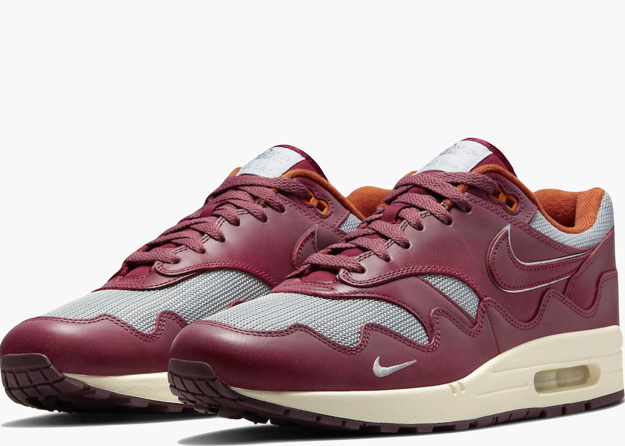 Nike Air Max 1 Patta Waves Rush Maroon (with Bracelet) Hype Clothinga Limited Edition